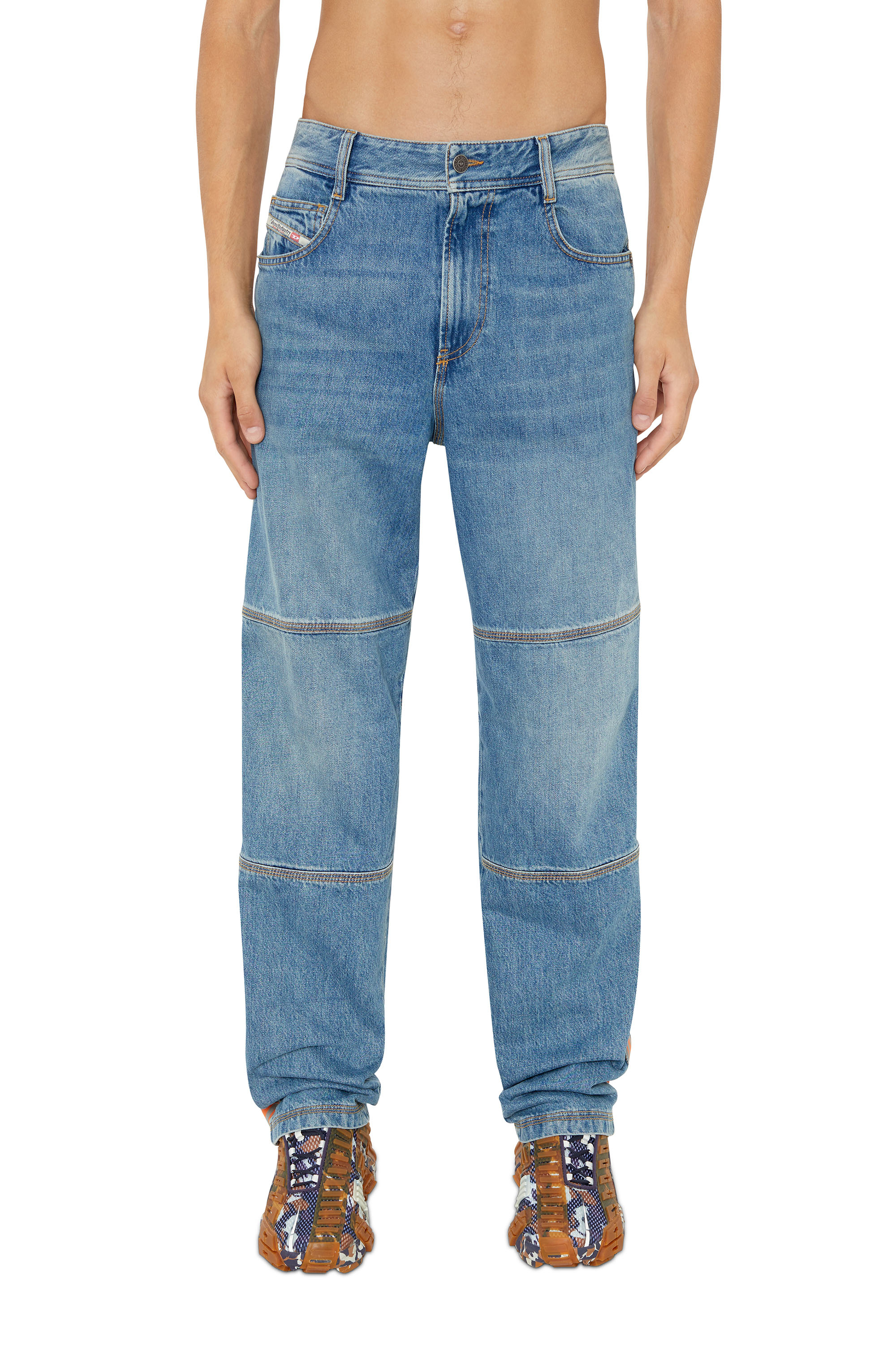 Diesel - D-Arbus 0EIAW Straight Jeans, Medium blue - Image 1