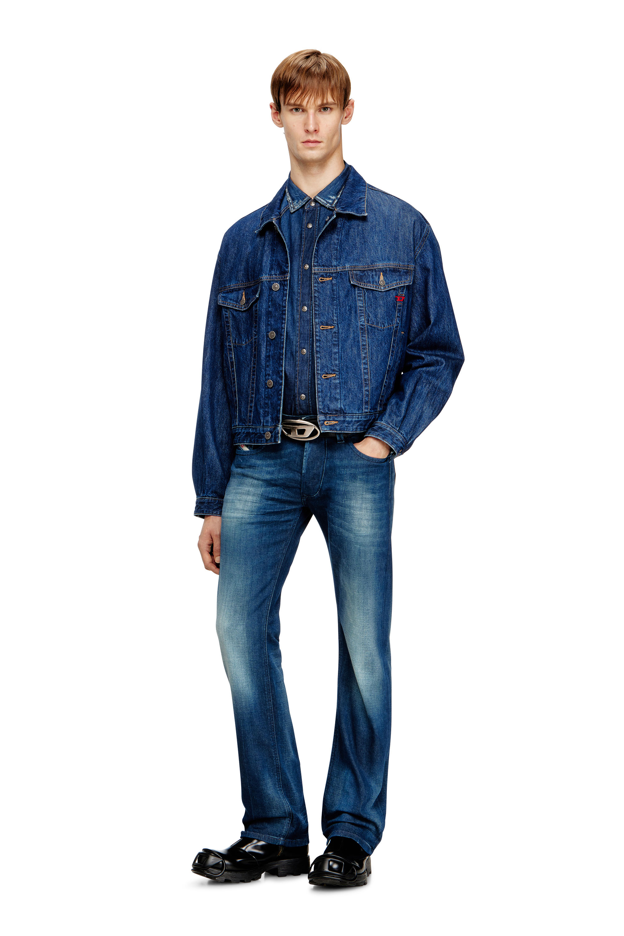 Diesel - Man's Regular Jeans 1985 Larkee 0ADBQ, Medium blue - 2