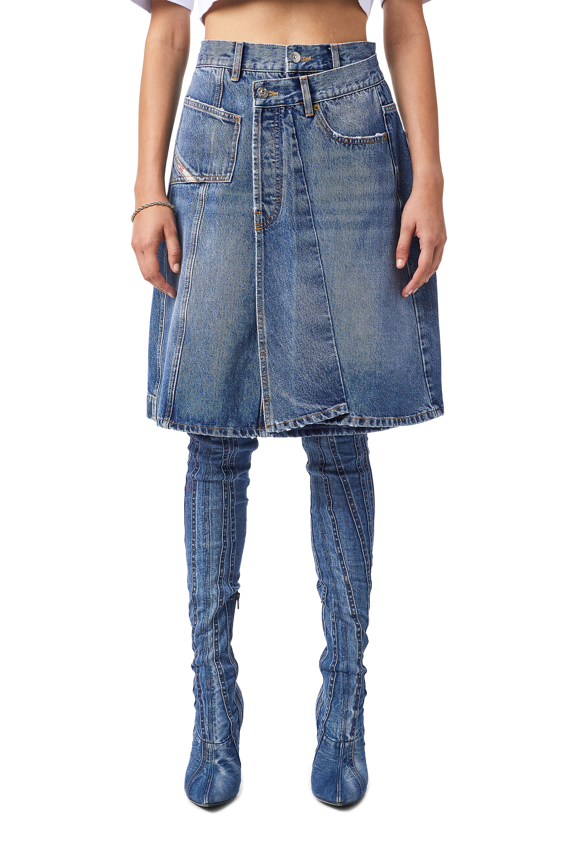 DE-TOBY-SP, Medium blue - Skirts