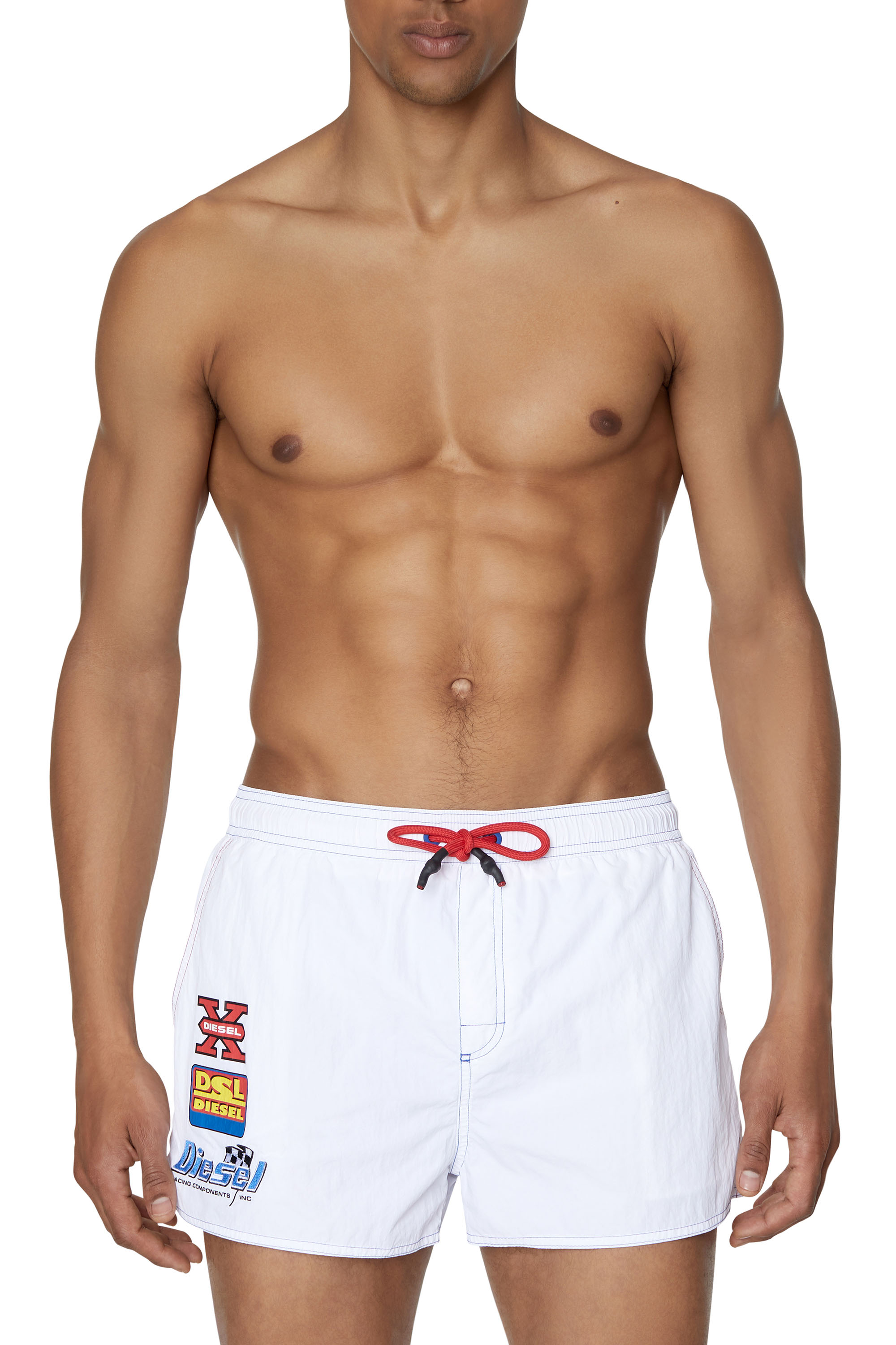 Diesel - BMBX-CAYBAY SHORT CALZONCINI, White - Image 1