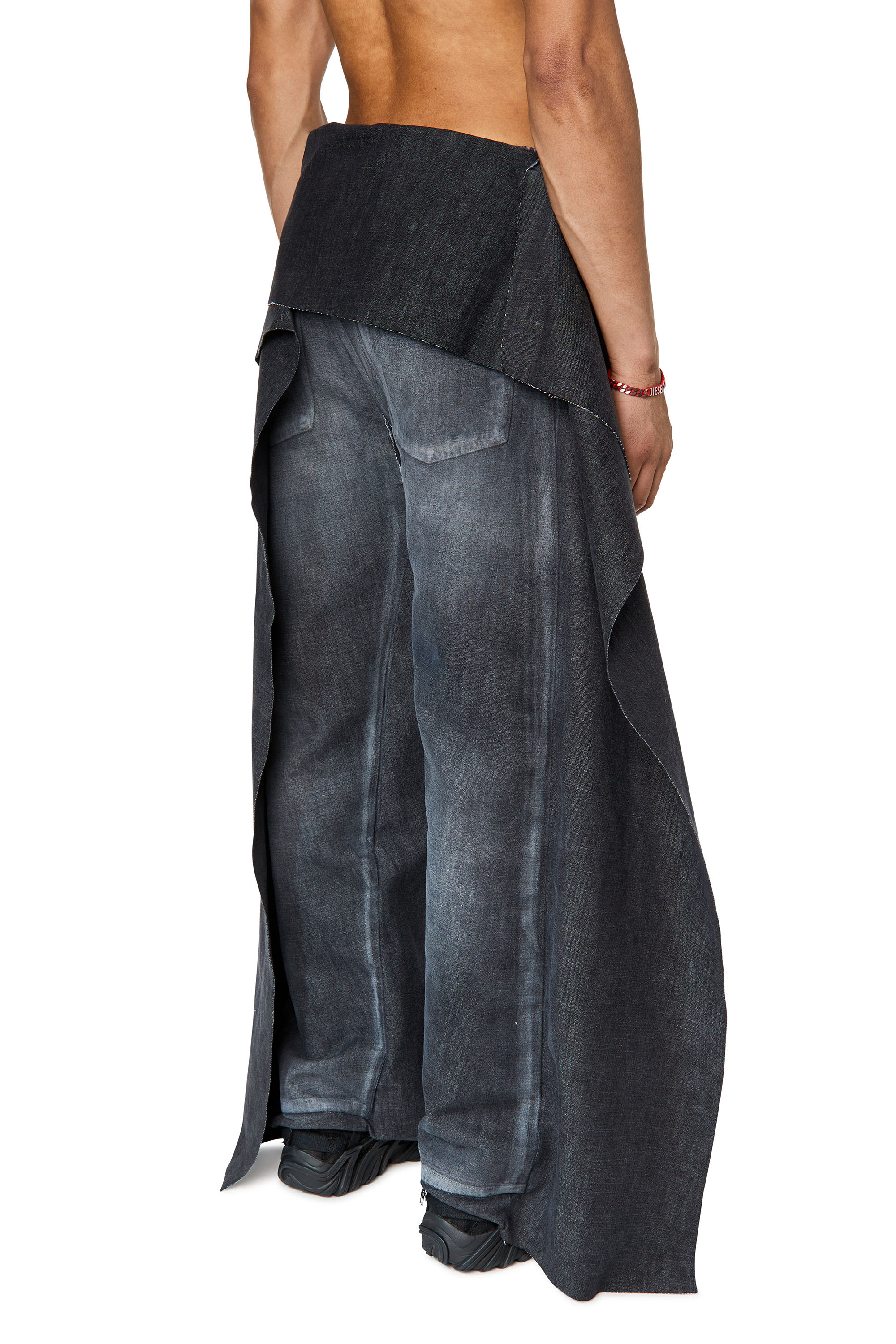 Diesel - Straight Jeans 2010 D-Macs 007Q5, Black/Dark grey - Image 2