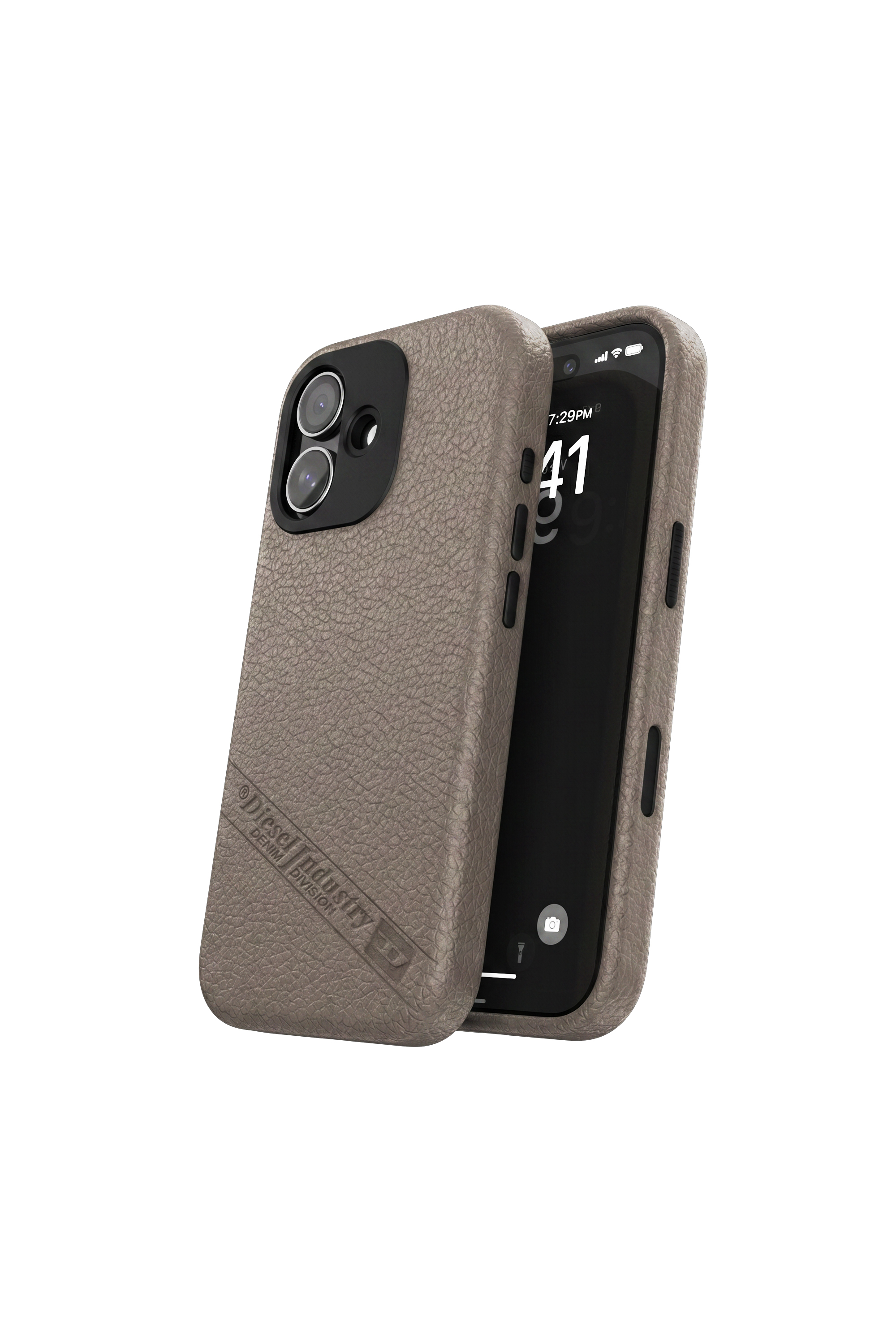 Diesel - 60643 MOULDED CASE, Unisex's Flag D case with MagSafe for iPhone 17 in Beige - 3