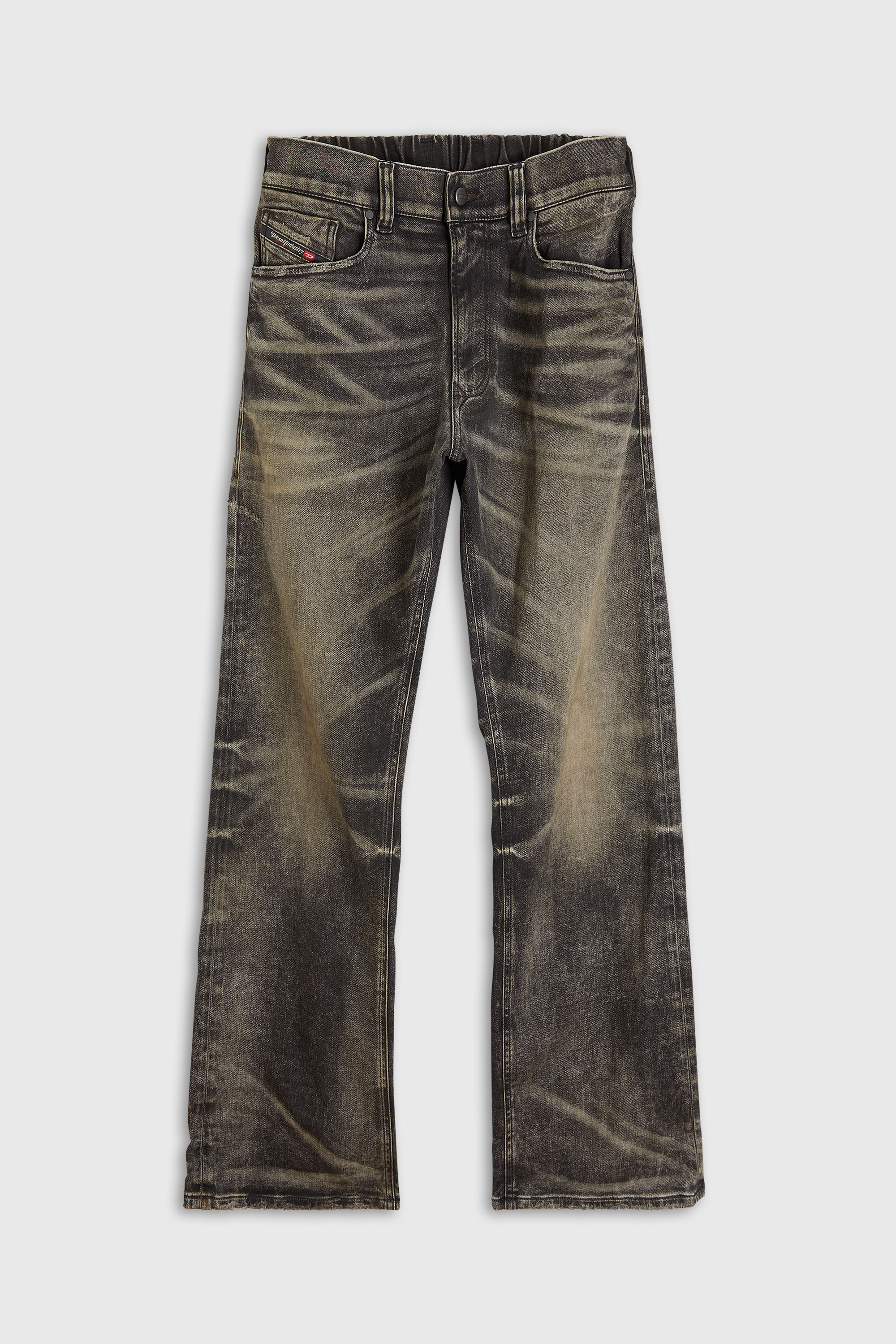 Diesel - Man's Relaxed 2080 D-Reel Joggjeans&reg; 09R21, Black/Dark grey - 2