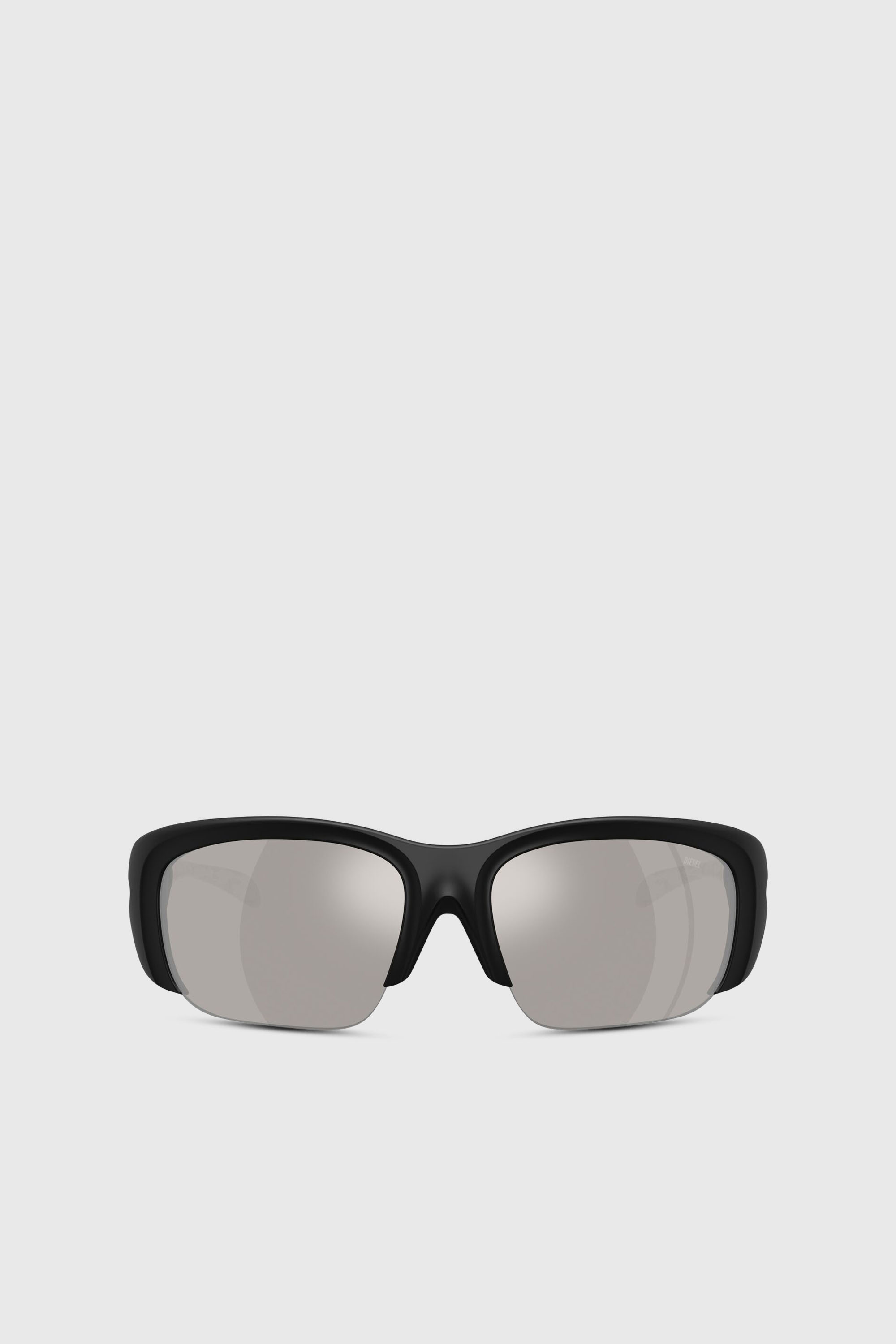 Diesel - 0DL3016U, Unisex's Wrap-around shape sunglasses in Black/Grey - 1