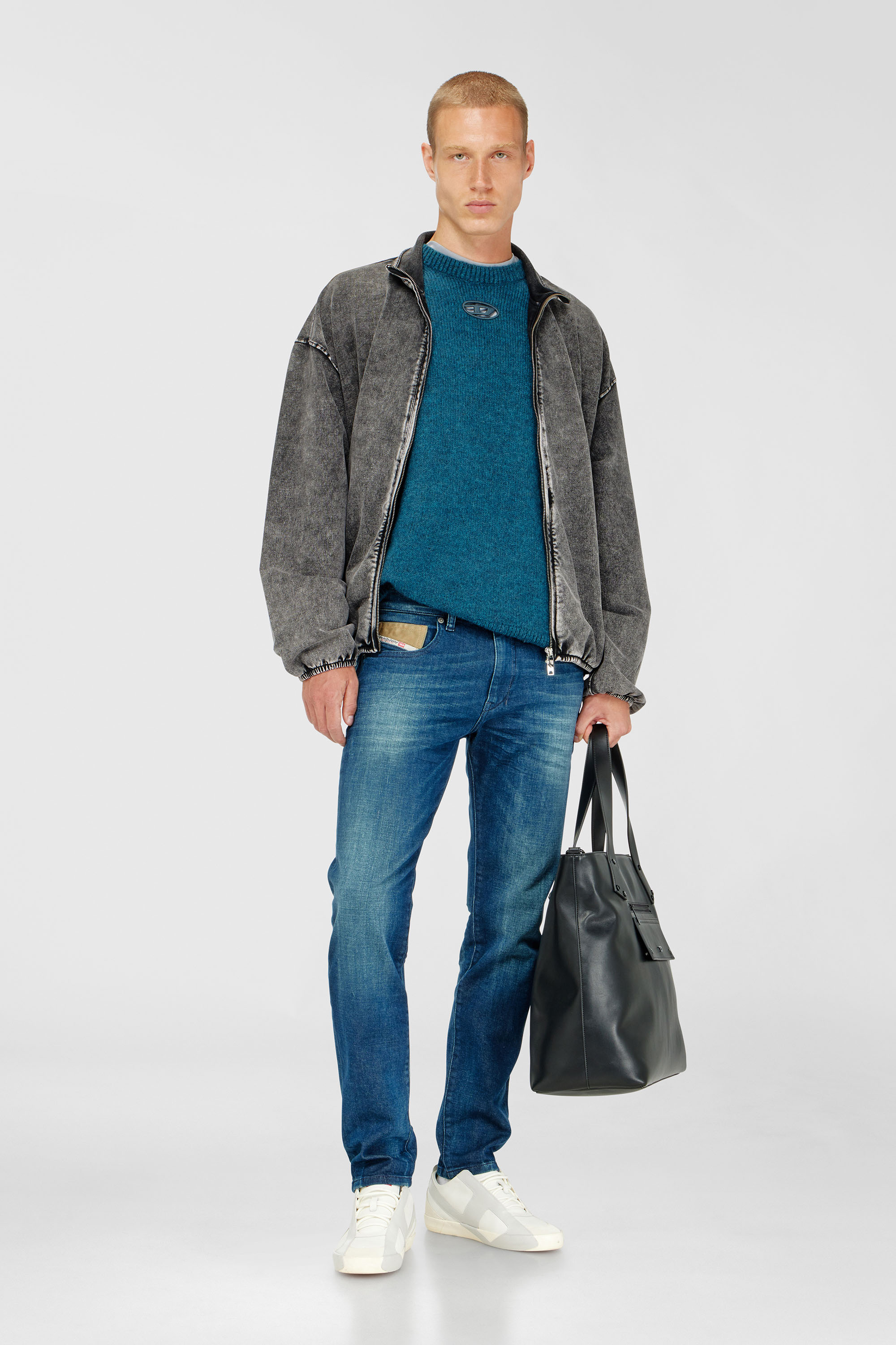 Diesel - Man's Slim Jeans 2019 D-Strukt 0PBBZ, Medium blue - 2