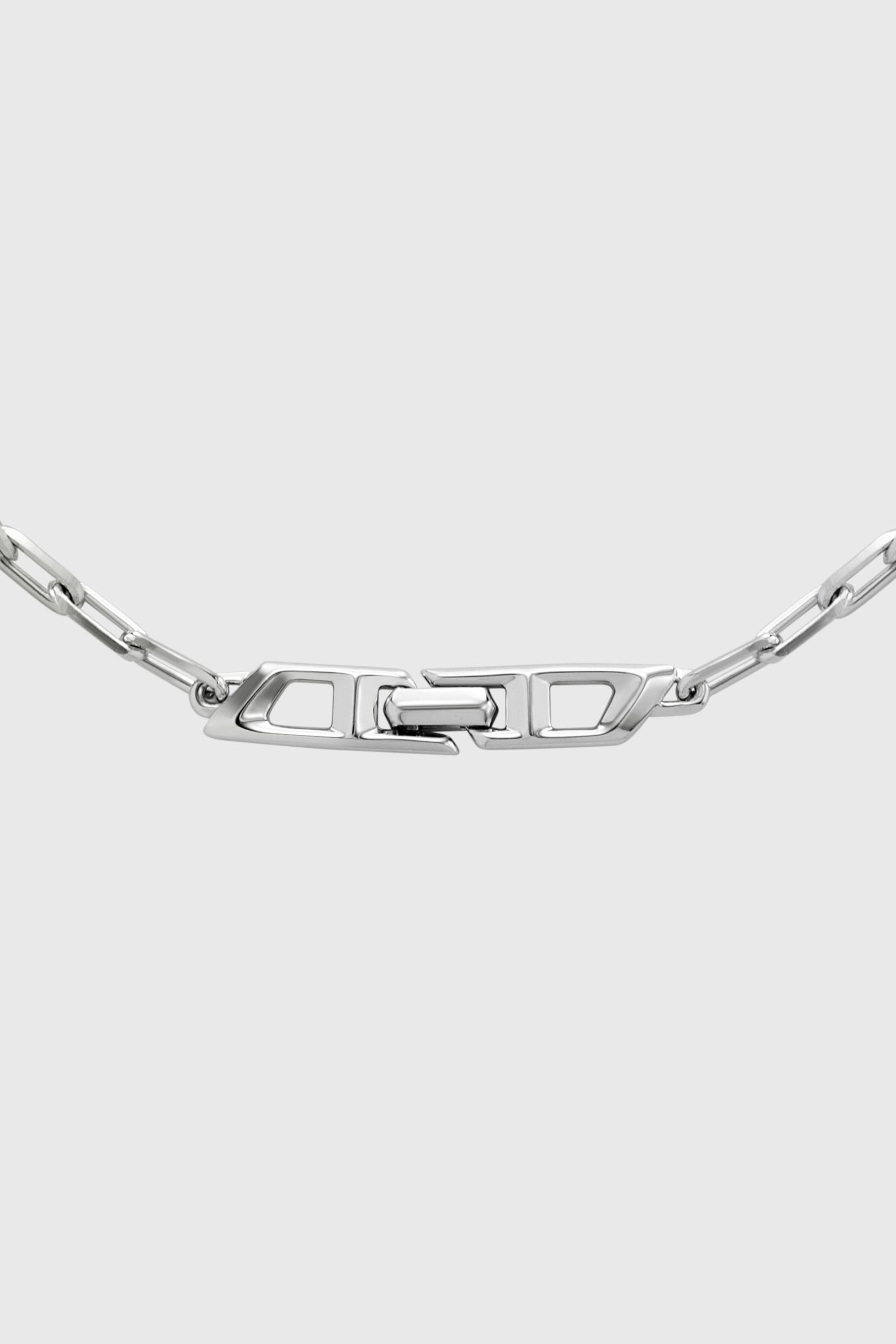 Diesel - DL1364040 STERLING SILVER JEWEL, Unisex's Sterling silver chain necklace in Silver - 2