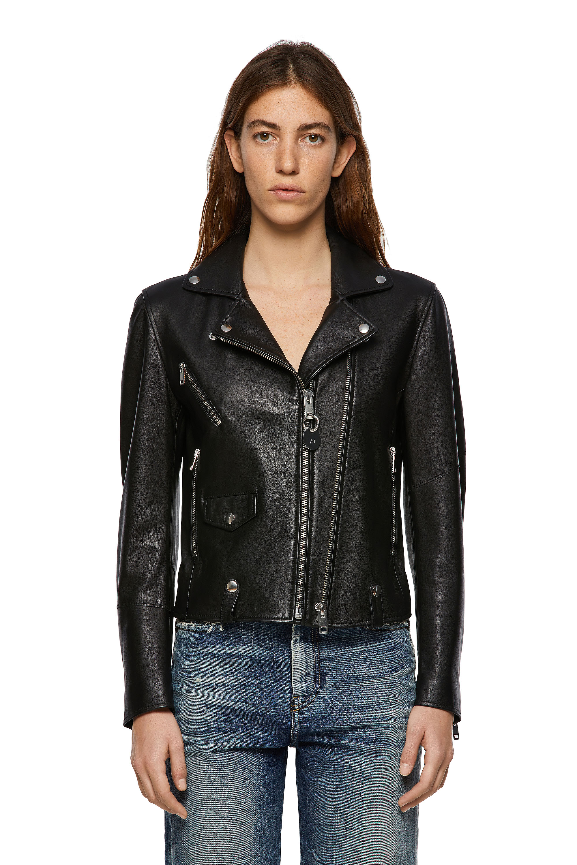 L-LYFA, Black - Leather jackets