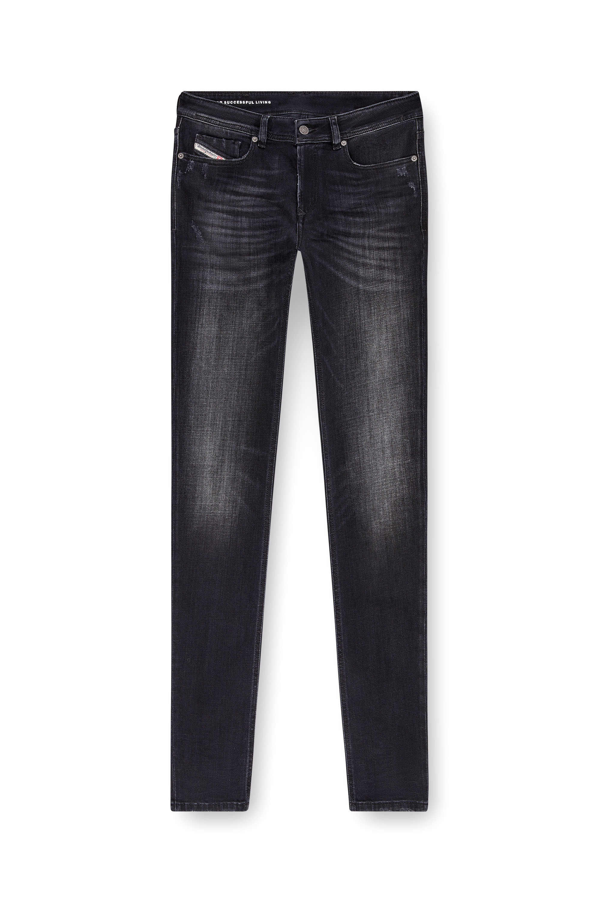 Diesel - Man Skinny Jeans 1979 Sleenker 09K11, Black/Dark grey - Image 4