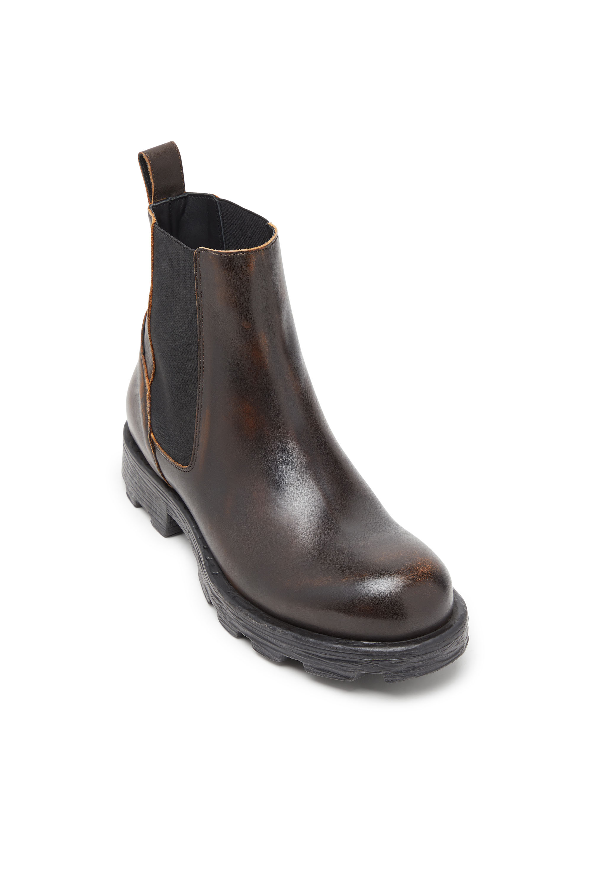 Diesel - D-HAMMER CH, Man's D-Hammer-Chelsea boots in brushed leather in Brown - 4
