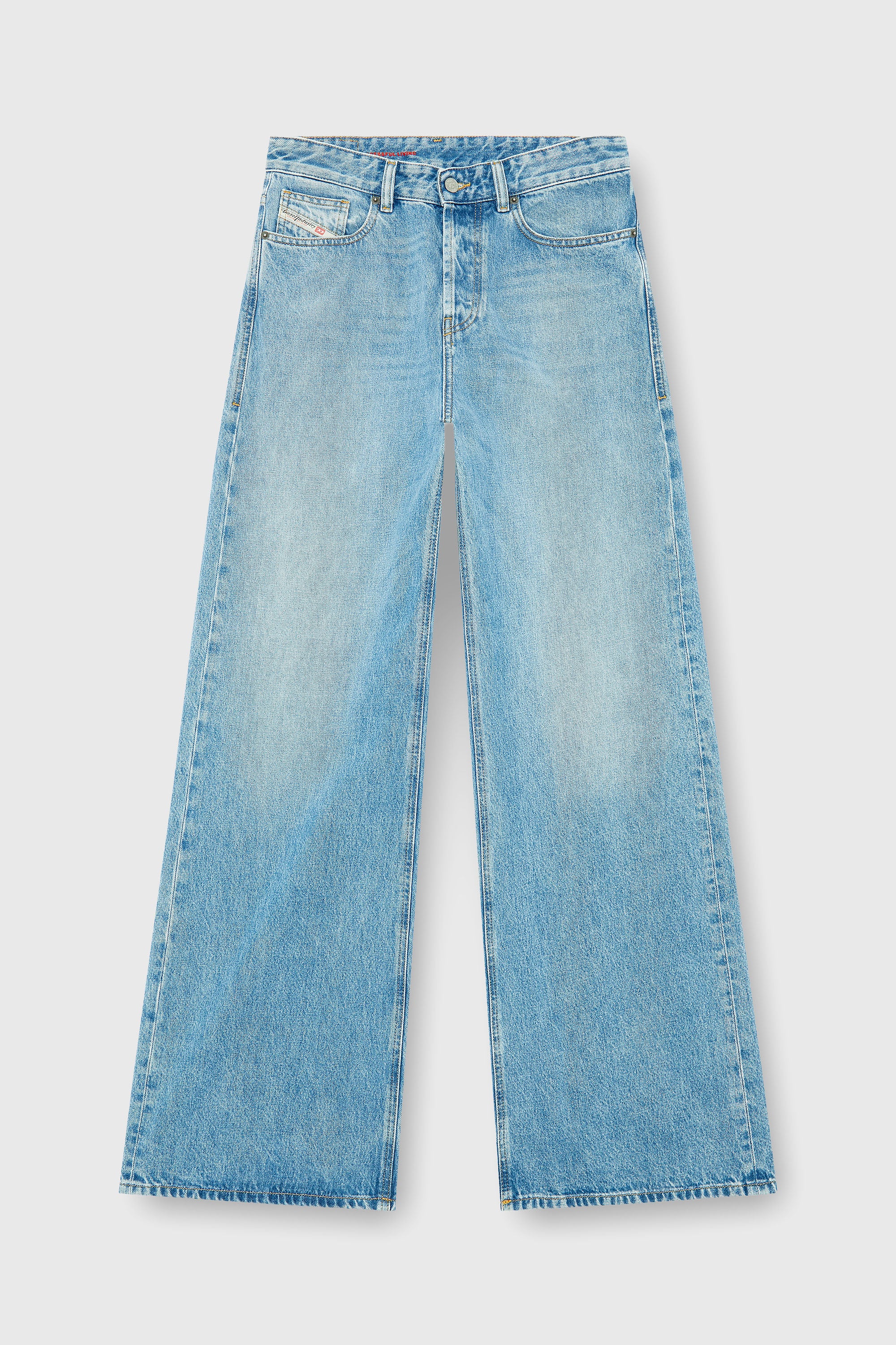 Diesel - Unisex's Relaxed Jeans 1996 D-Sire 09I29, Light Blue - 2