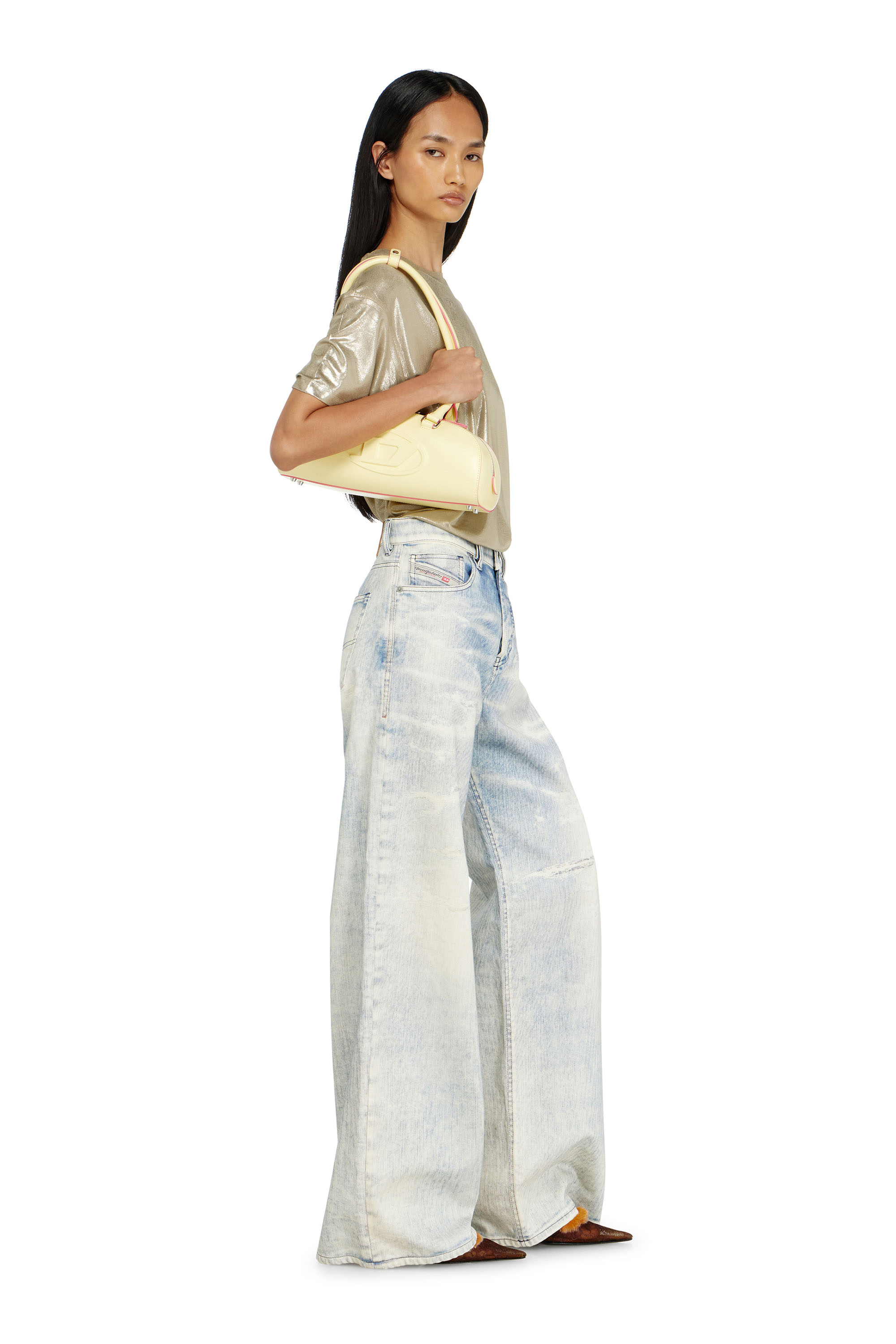 Diesel - Woman's Relaxed Jeans 1996 D-Sire 09R69, Light Blue - 2