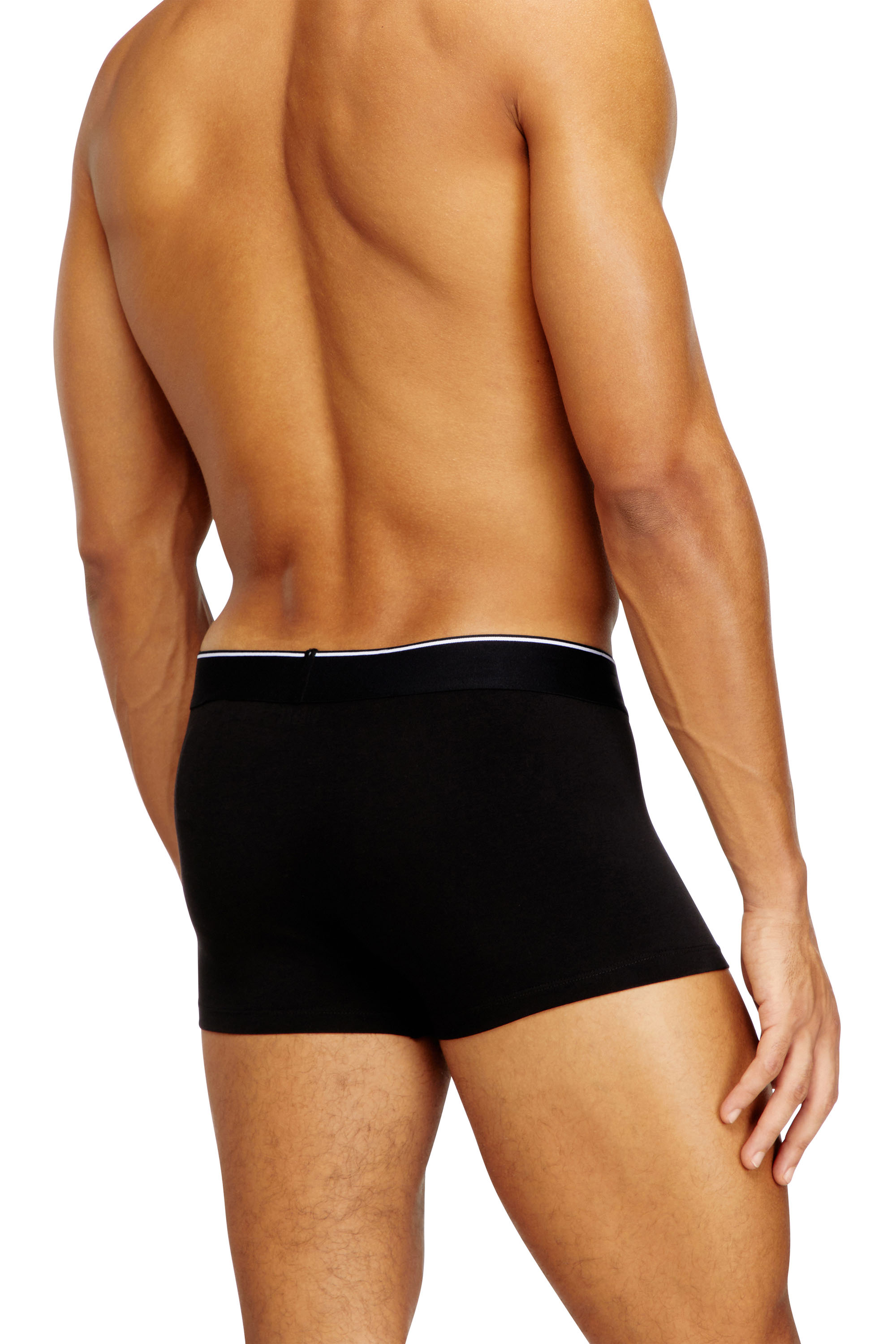 Diesel - DAMIEN-D-BOX-3PACK, Man's 3-pack of stretch cotton boxers with all-over print in Black - 4