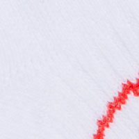 Diesel - ZOLPYB, Unisex's Cotton socks with striped cuffs in White/Red - 3