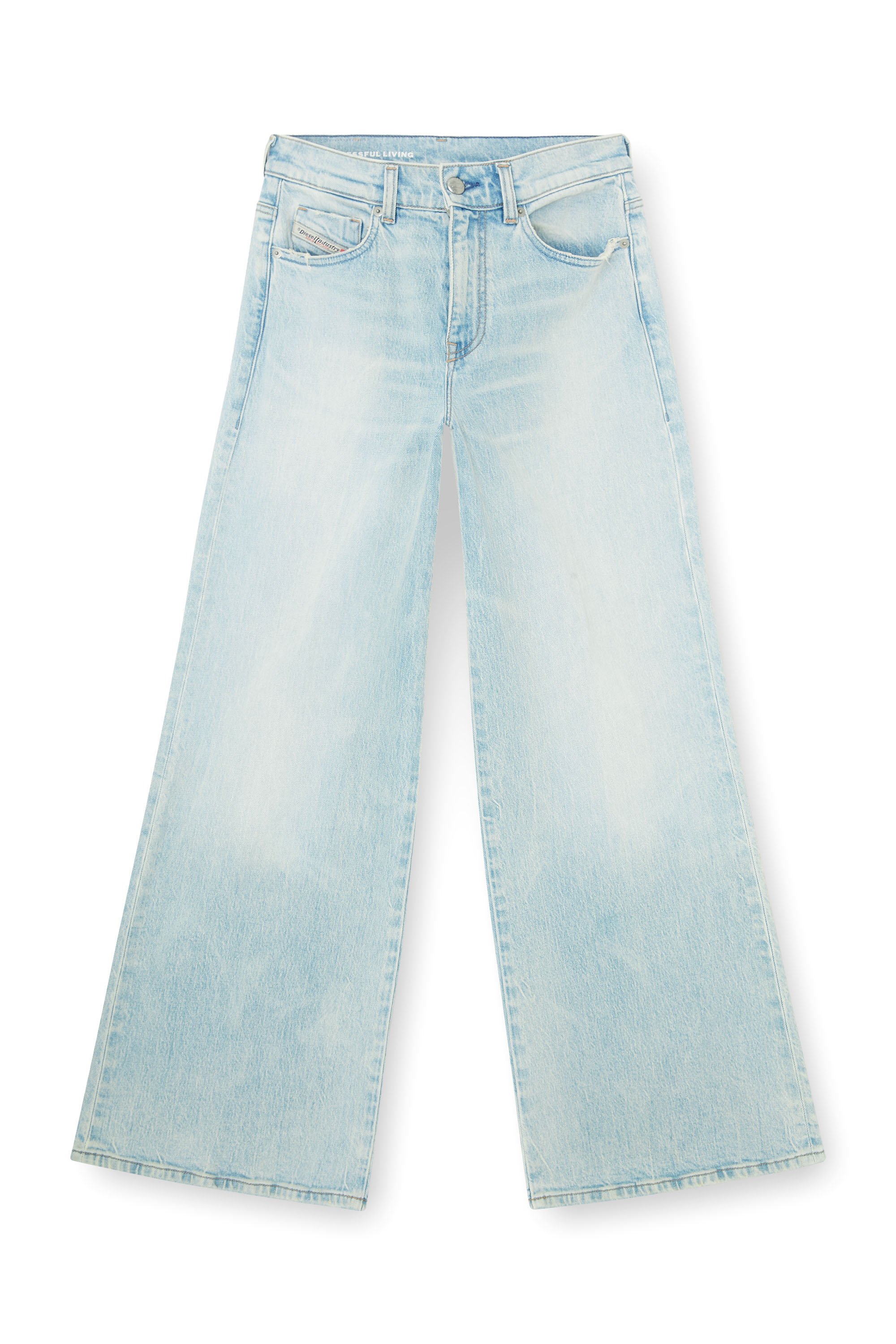 Diesel - Woman's Flare Jeans 1978 D-Akemi 0KBBX, Light Blue - 6