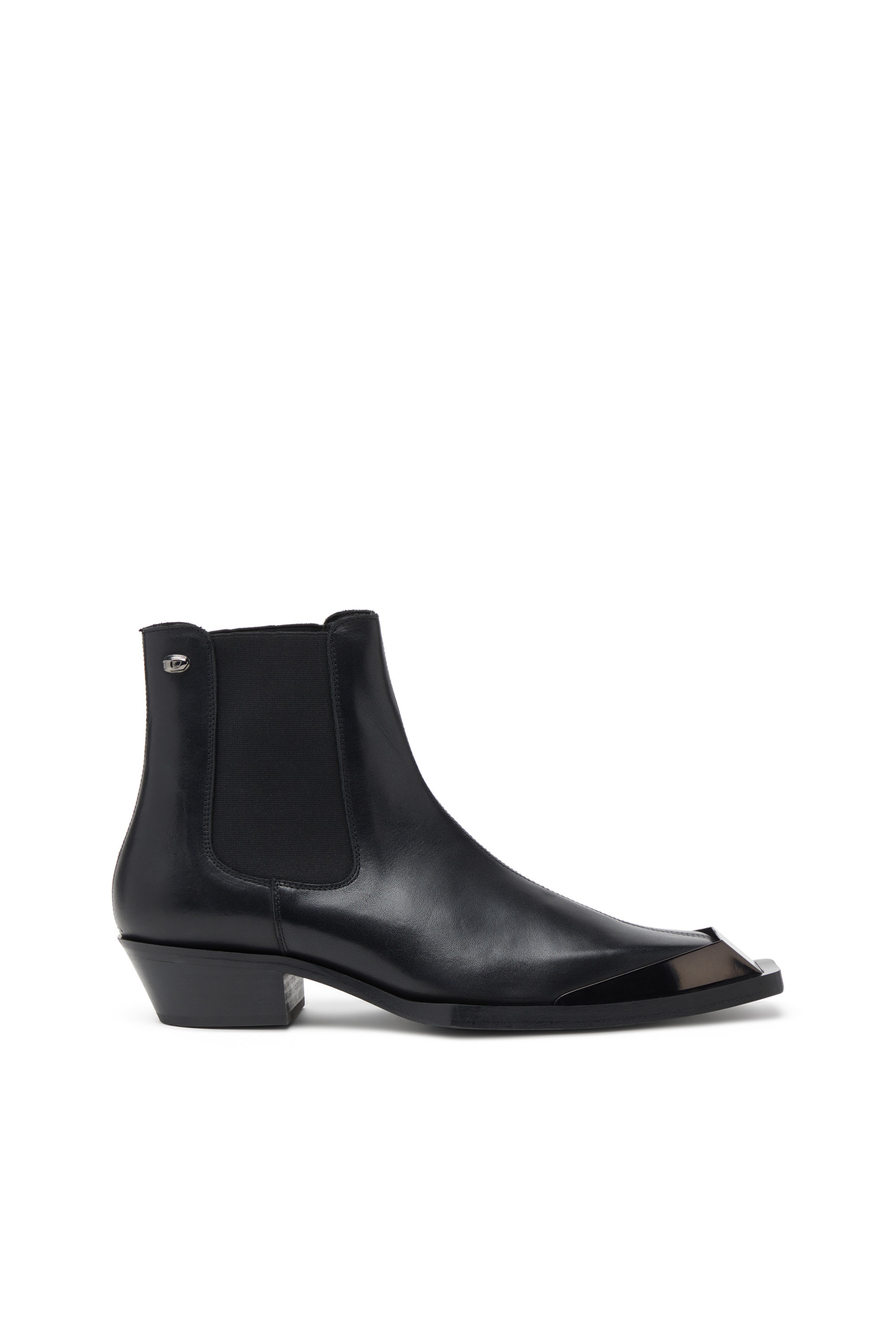 Diesel - D-TONA CH, Man's D-Tona-Leather Chelsea boots in Black - 1