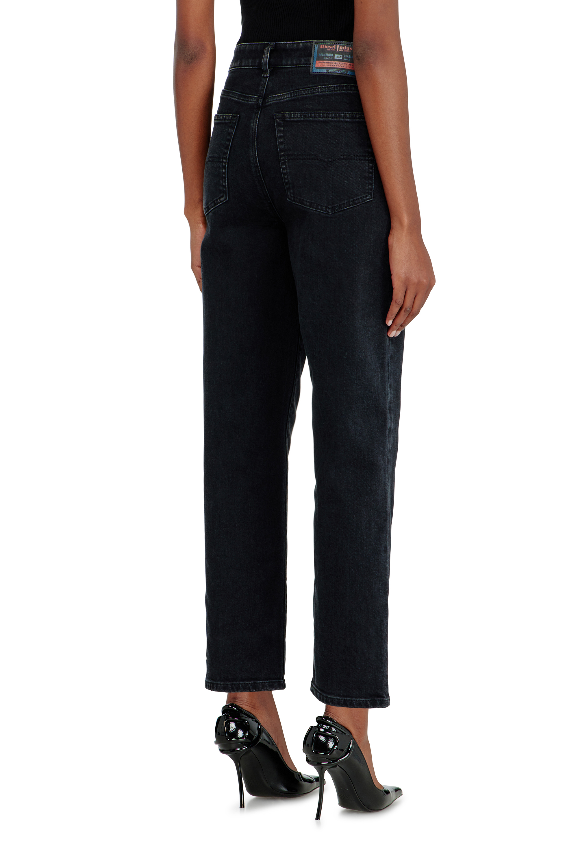 Diesel - Woman's Regular Jeans 1981 D-Went 09N89, Black/Dark grey - 5