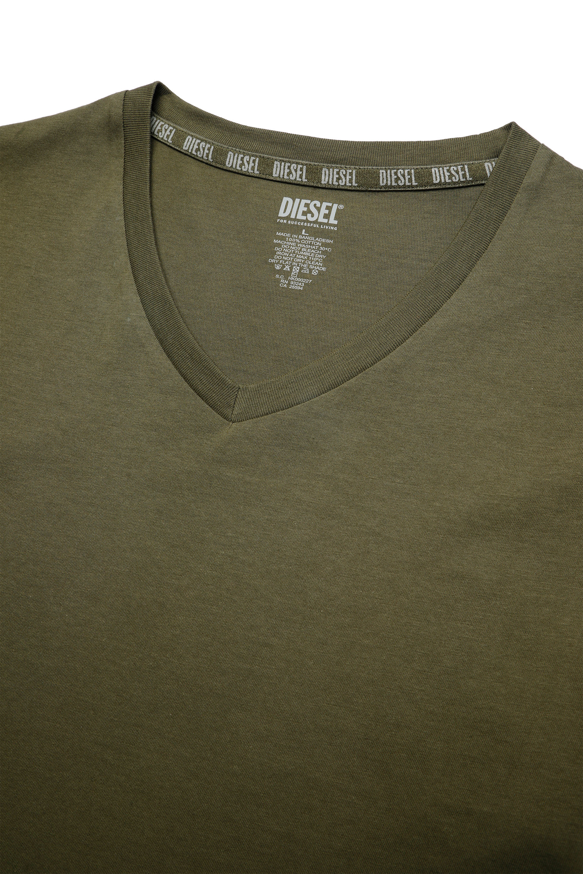 Diesel - UMTEE-MICHAEL-TUBE-TWOPACK, Black/Green - Image 4