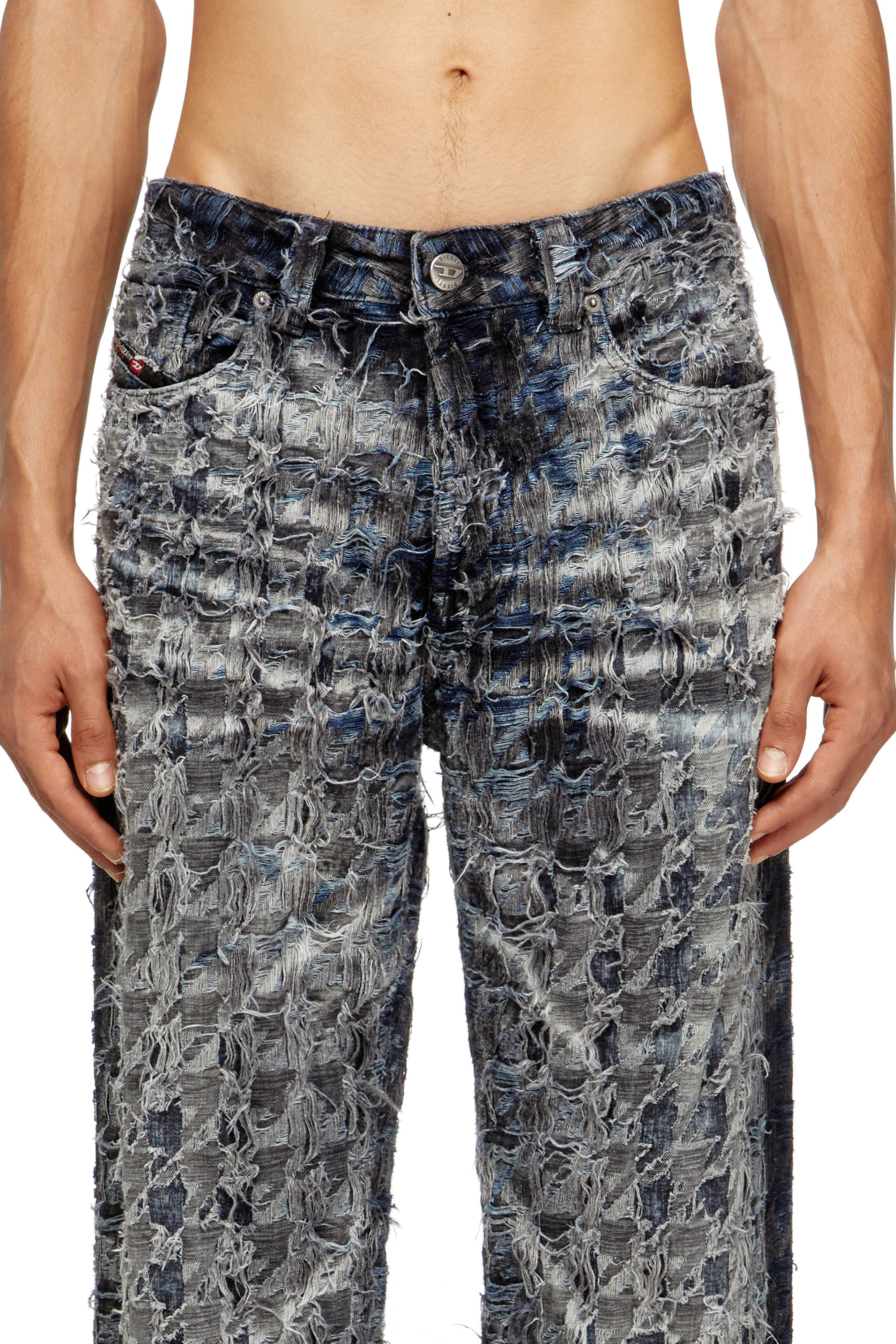 Relaxed Jeans 1980 D-Eeper 0CEBL, Dark Blue Diesel - Man's Relaxed Jeans 1980 D-Eeper 0CEBL, Dark Blue - 5