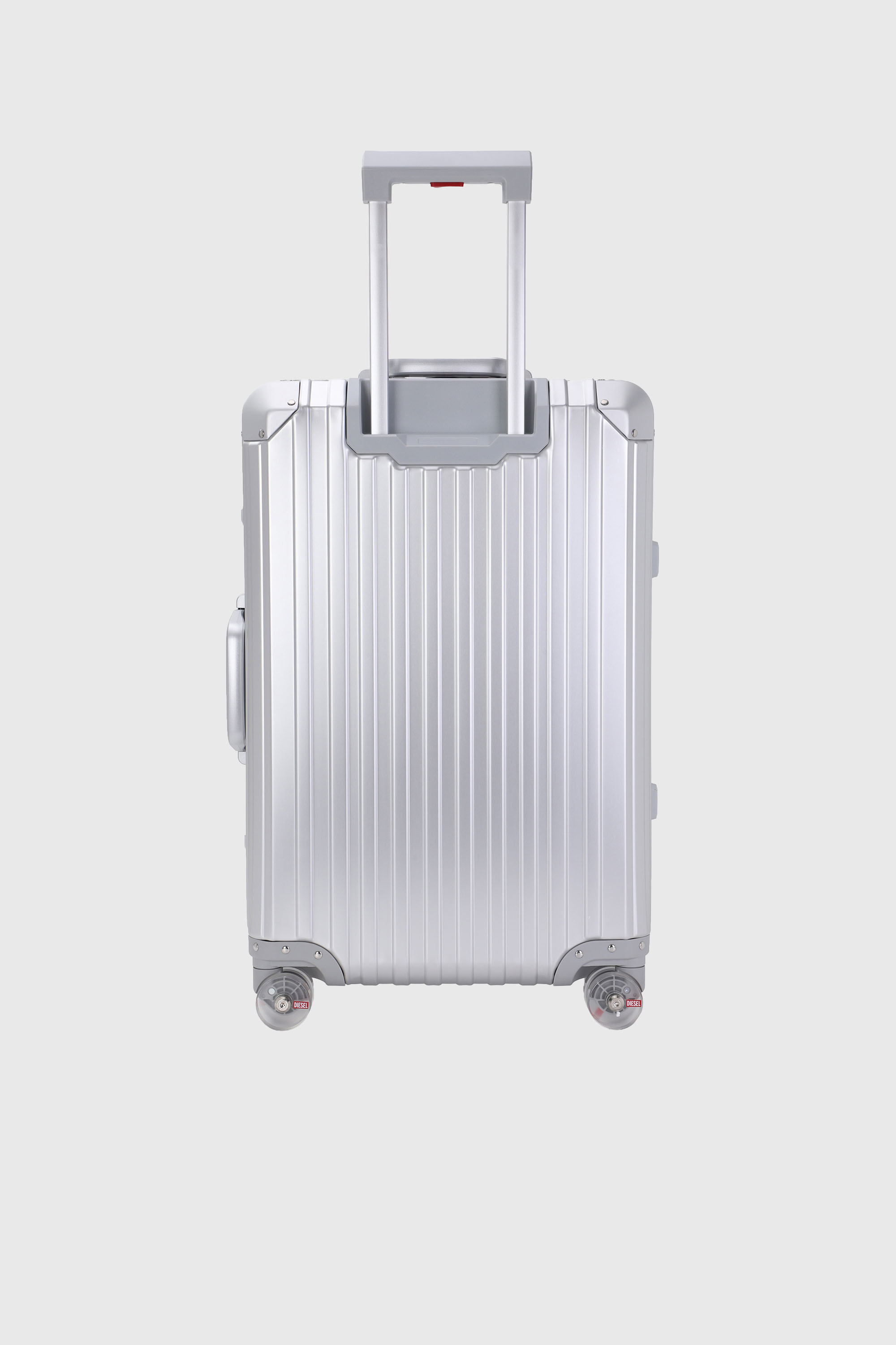 Diesel - DIESEL ALUMINUM TROLLEY- DSL002, Unisex's Aluminum suitcase size M in Silver - 2