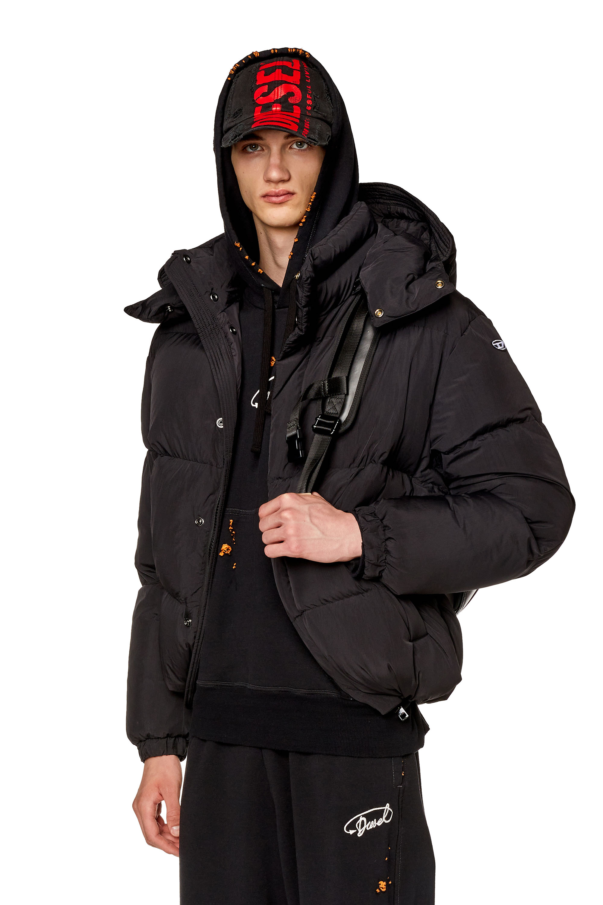 Diesel - W-ROLFYS-FD, Black - Image 1