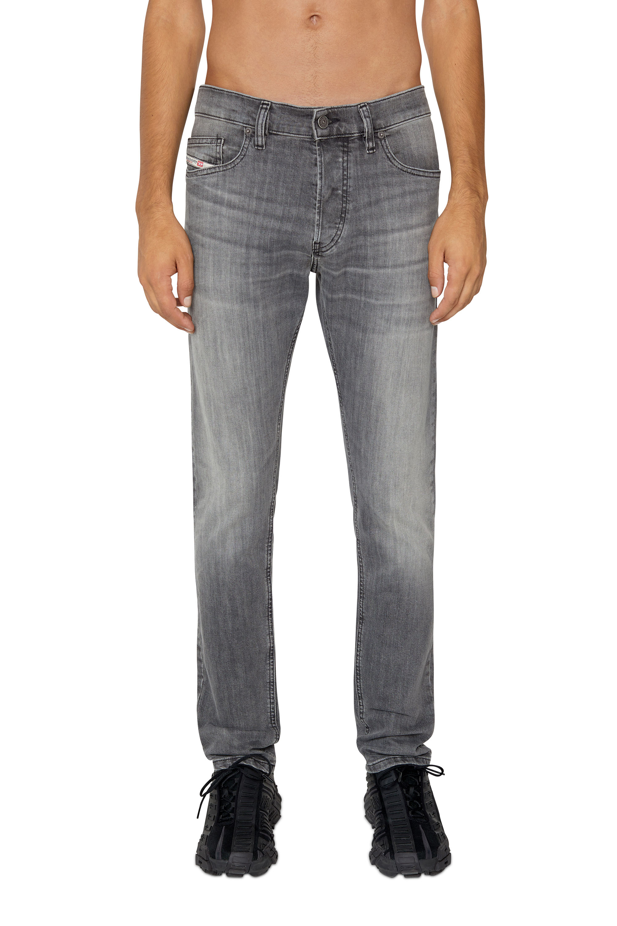 Diesel - Slim Jeans D-Luster 0BJAX, Black/Dark grey - Image 2