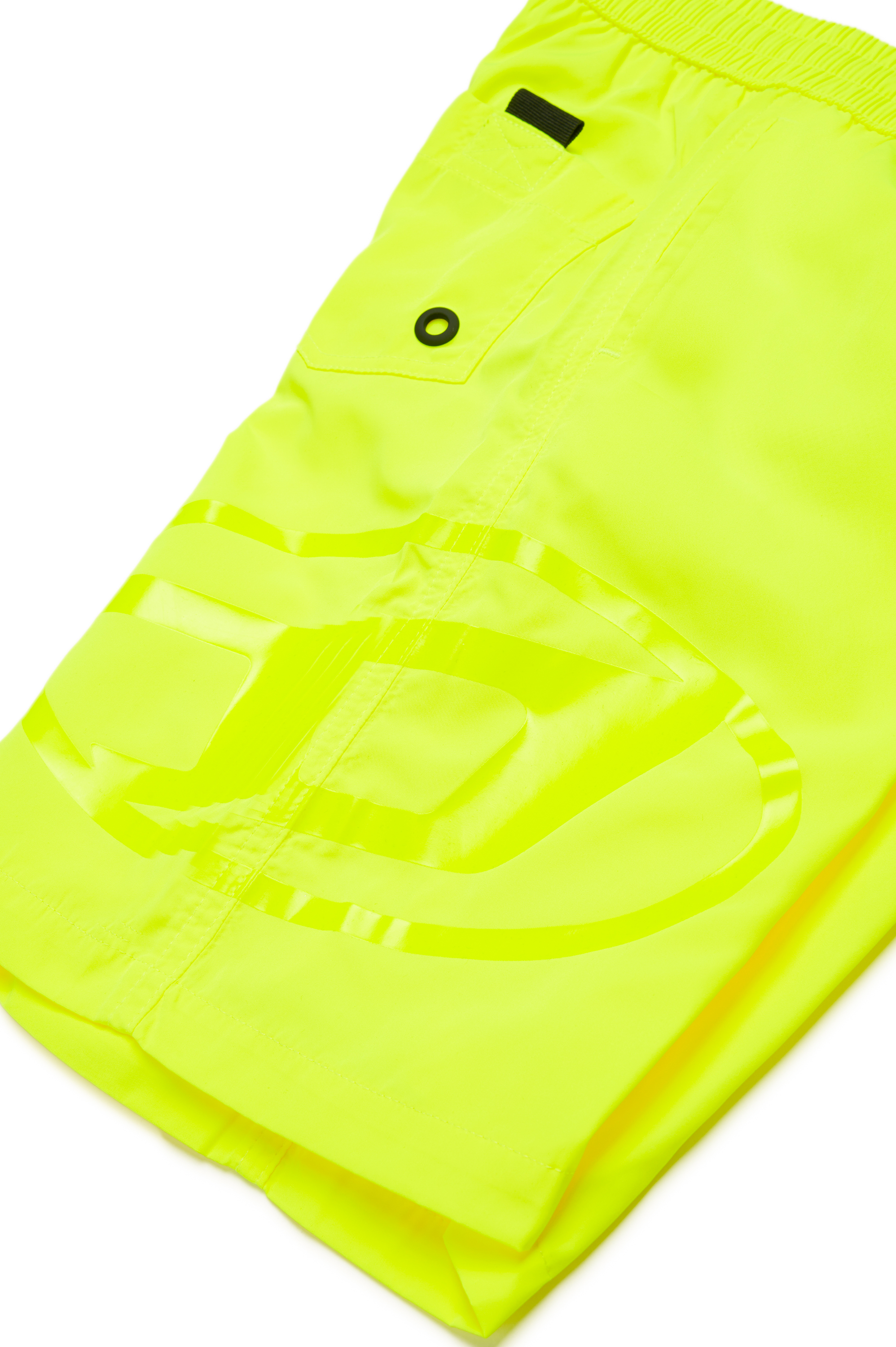 Diesel - MIPRUL, Man's Swim shorts with tonal Oval D logo in Yellow Fluo - 4