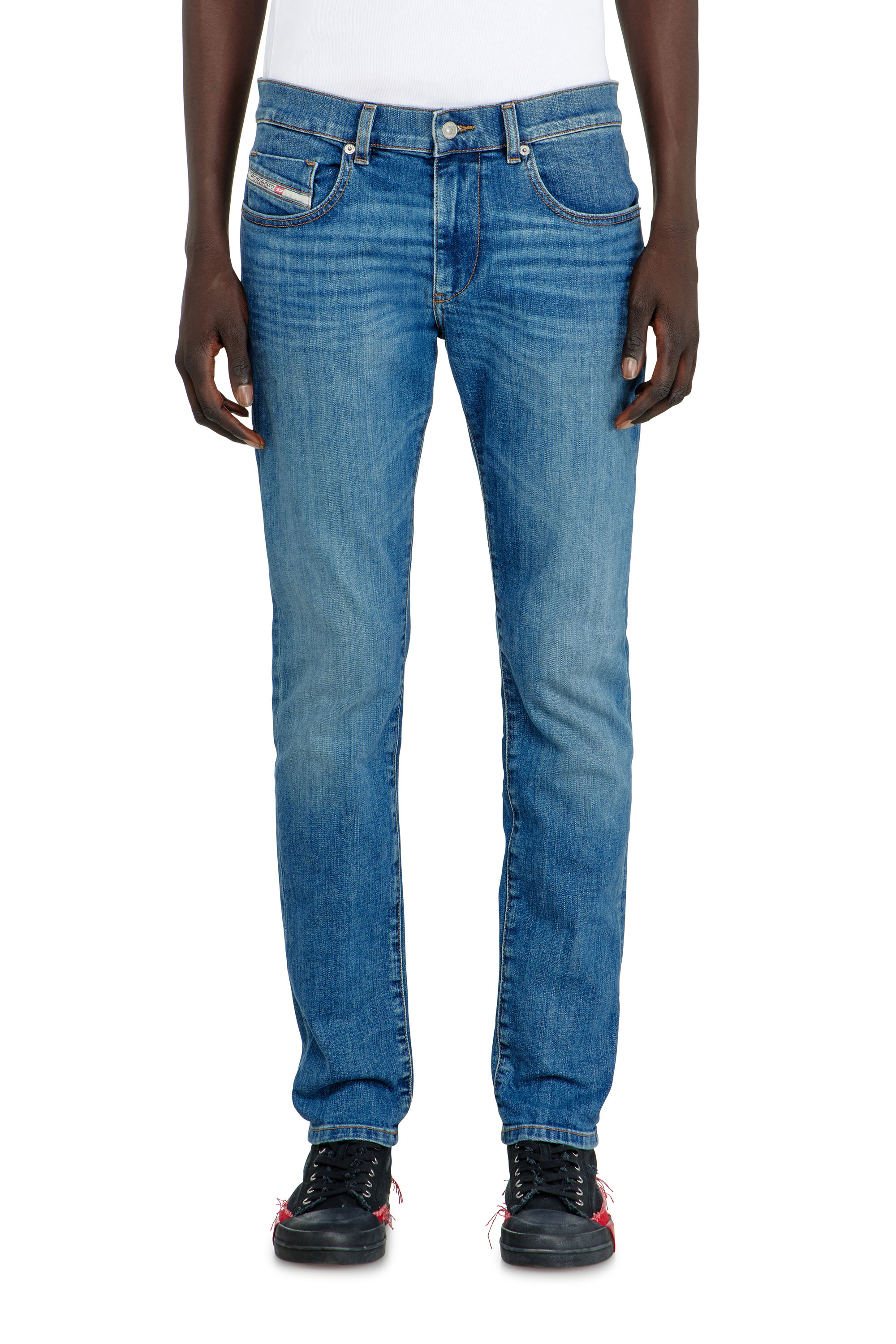 Diesel - Man's Slim Jeans 2019 D-Strukt 0KIAL, Light Blue - 1