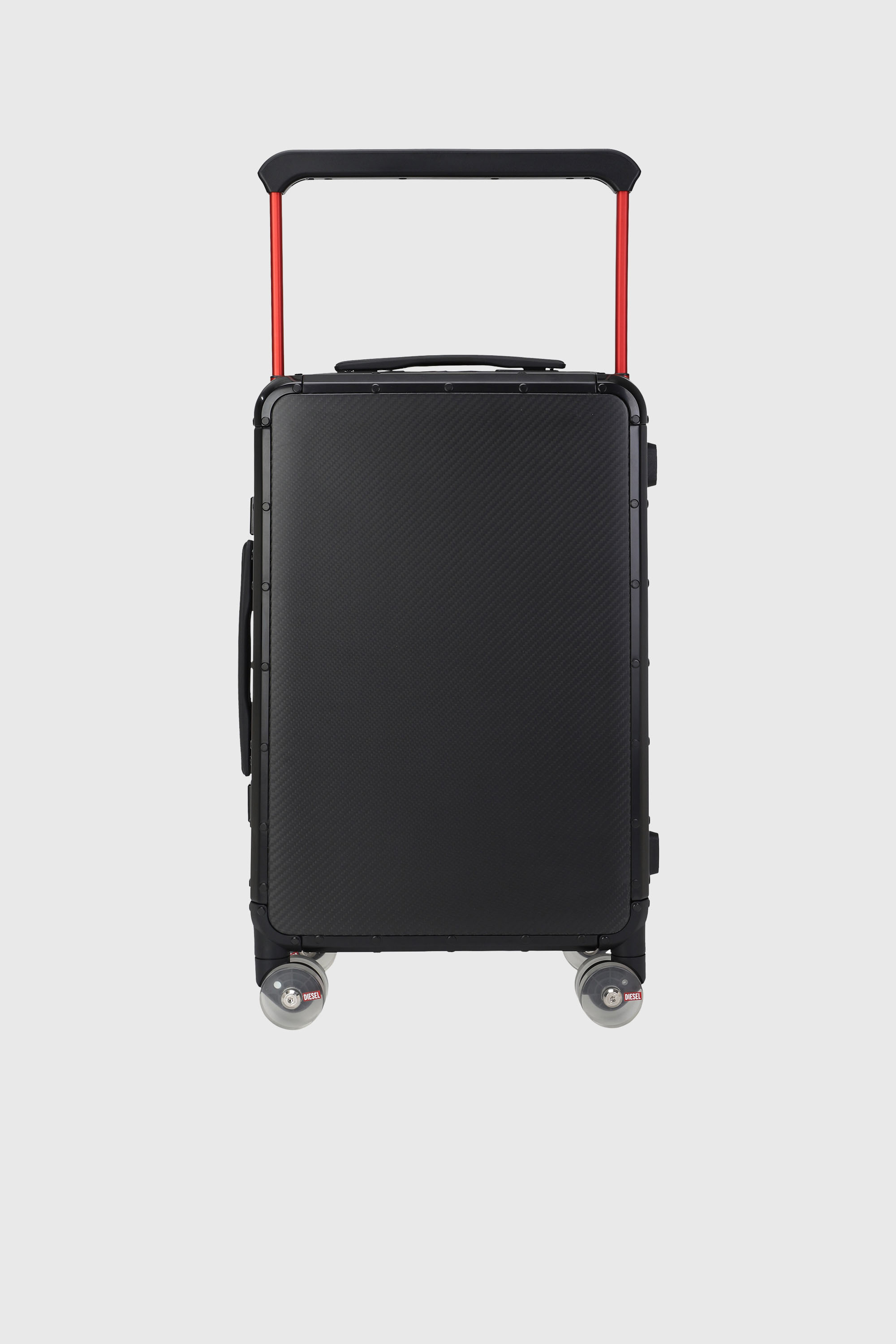 Diesel - DSL CARBON FIBER TROLLEY-BLACK- DSL001, Unisex's Carbon fiber suitcase size S in Black - 2