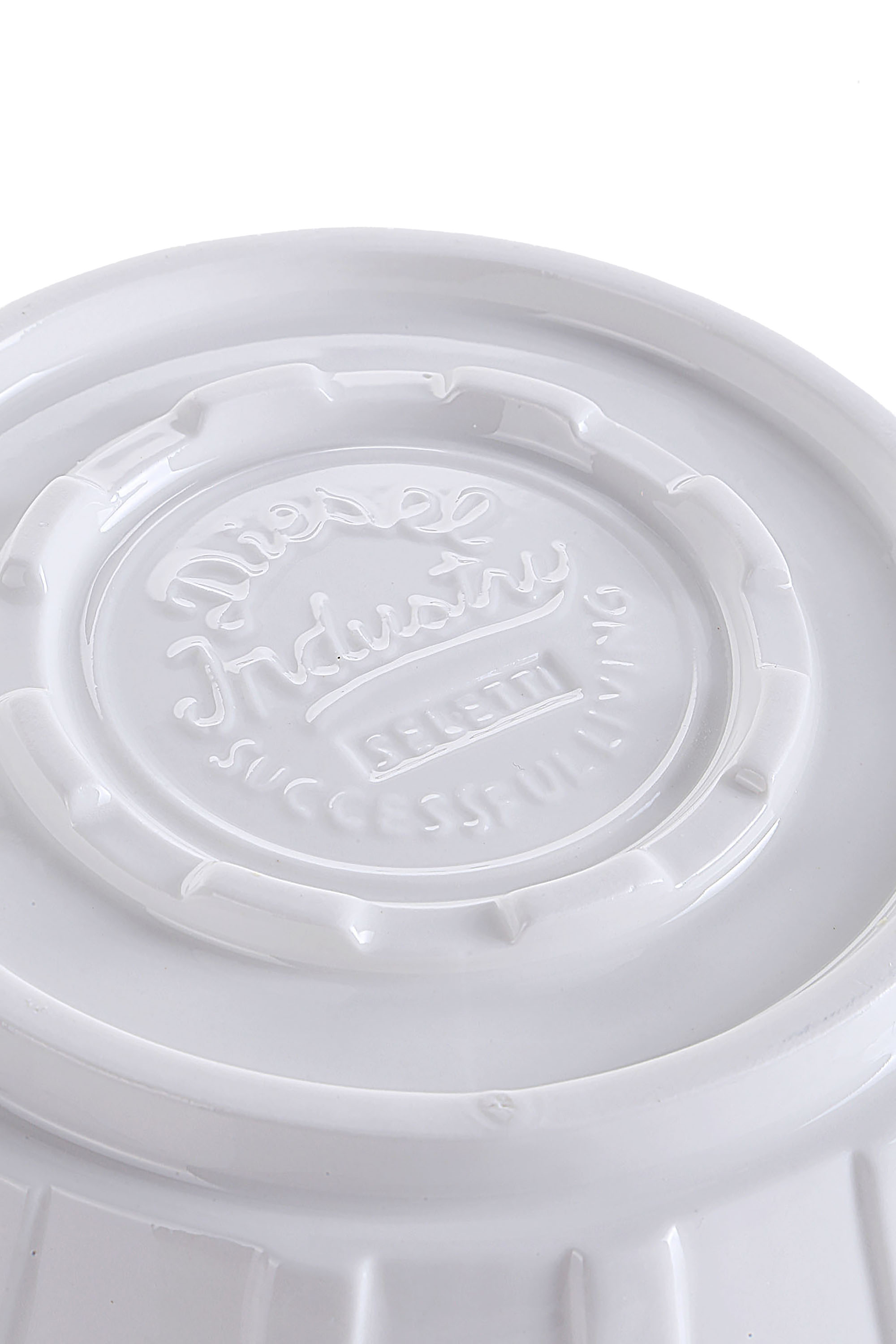 Diesel - 10979 MACHINE COLLEC, Unisex's Porcelain salad bowl, ø cm 22 / 8.7" in White - 3