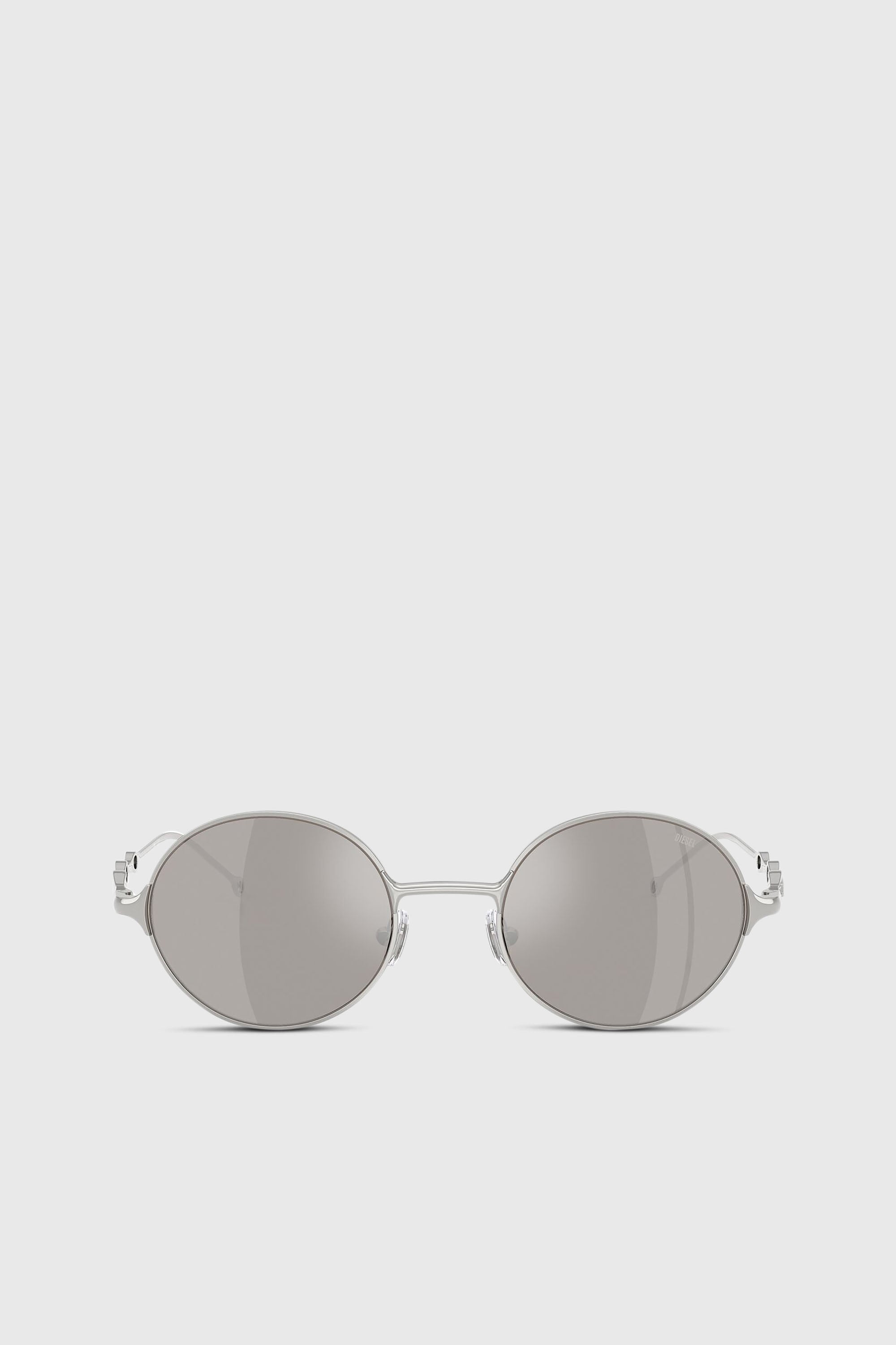 Diesel - 0DL1008, Unisex's Round sunglasses in Silver - 1