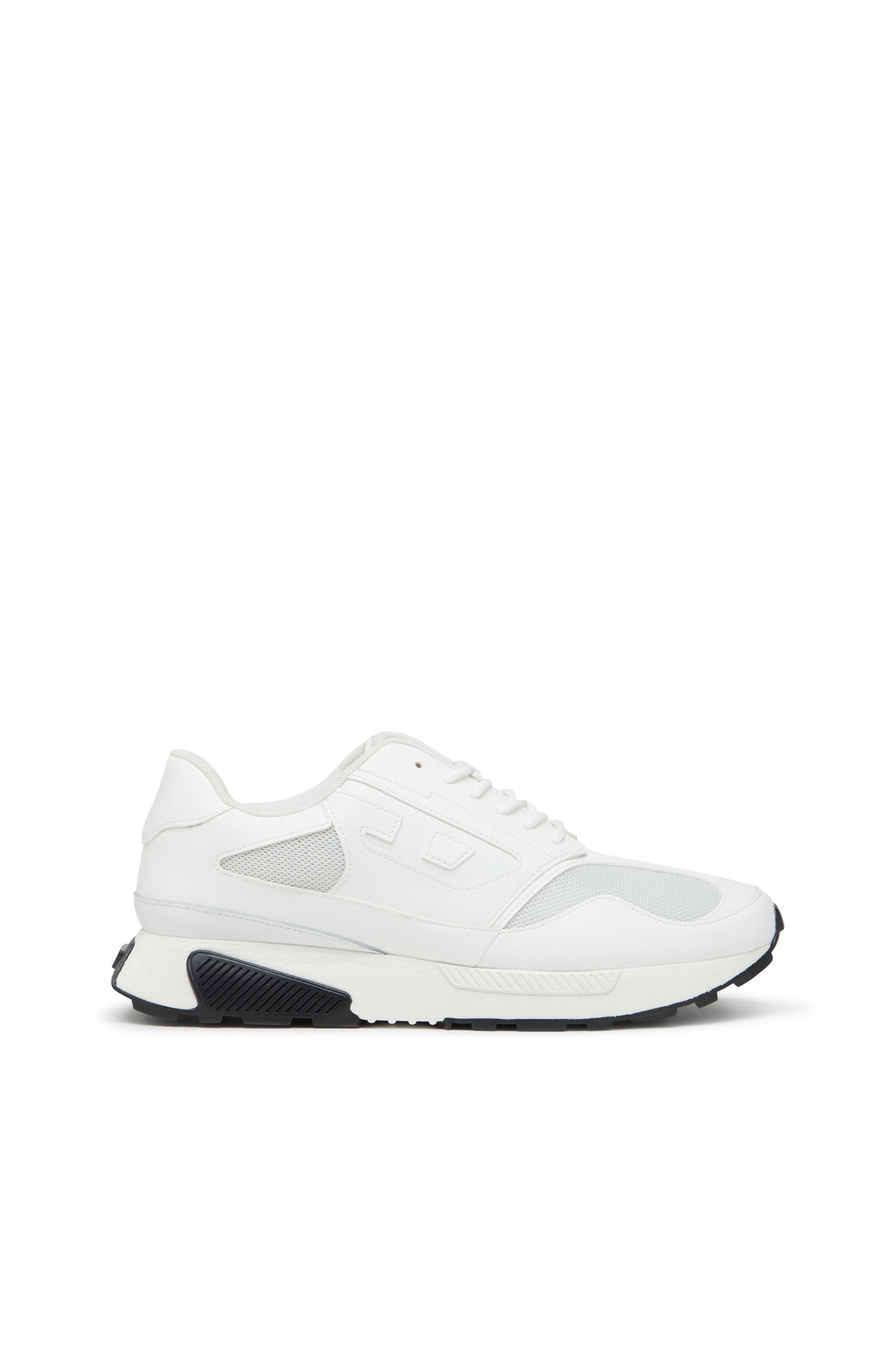 Diesel - S-TAME-D RUNNING, Man's Sneakers in mesh, suede and PU in White - 1