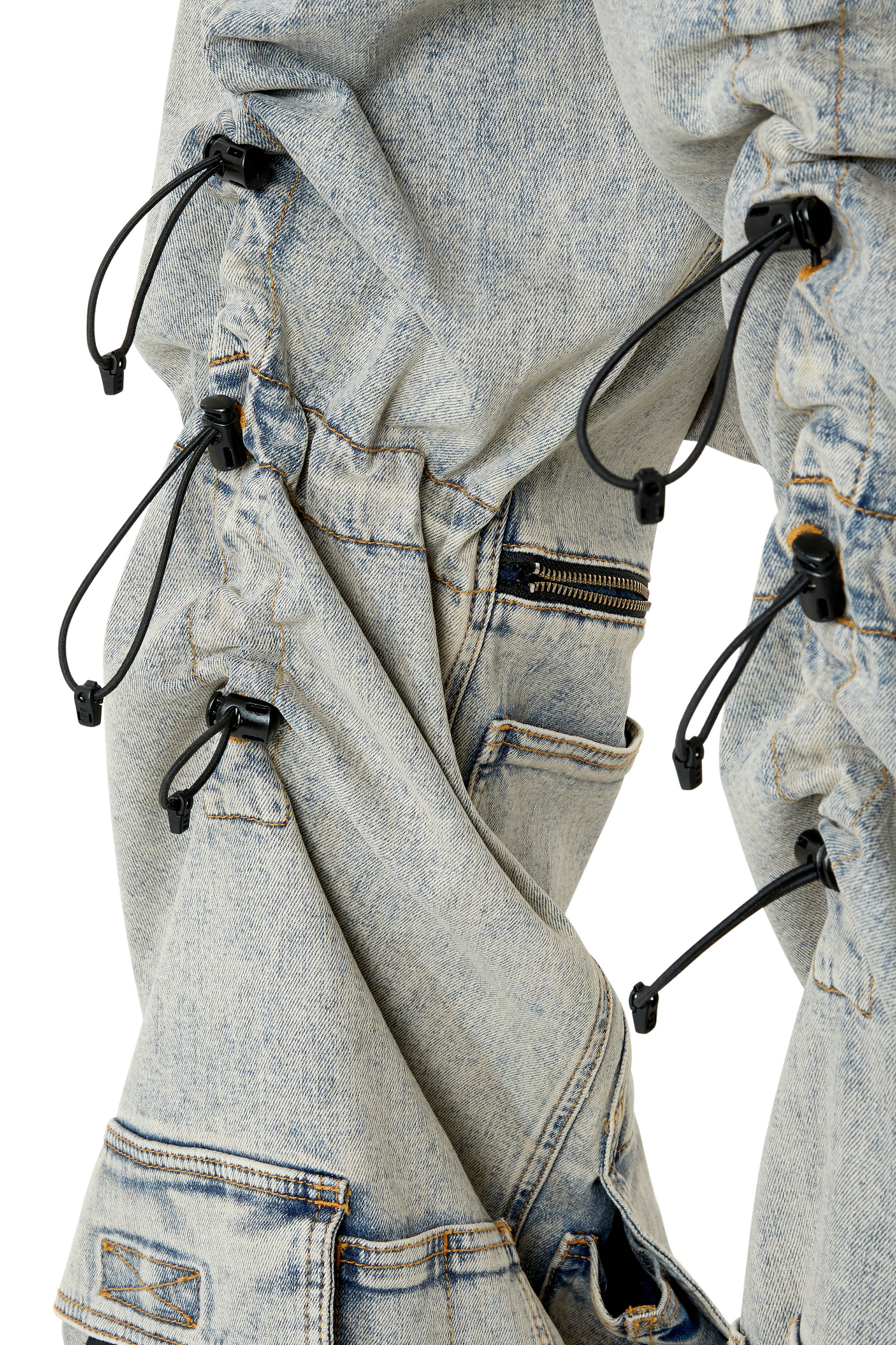 Diesel - Straight Jeans D-Onlypockets 09F12, Medium blue - Image 3