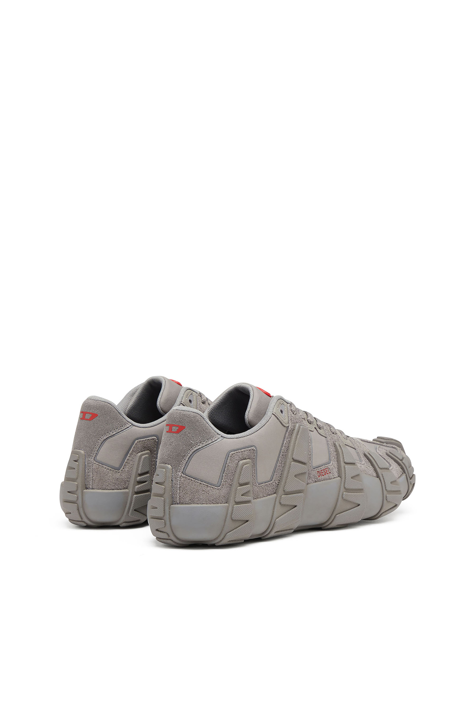S-D-GRIFFE LOW, Grey Diesel - S-D-GRIFFE LOW, Man's S-D-Griffe - Nylon sneakers in Grey - 3