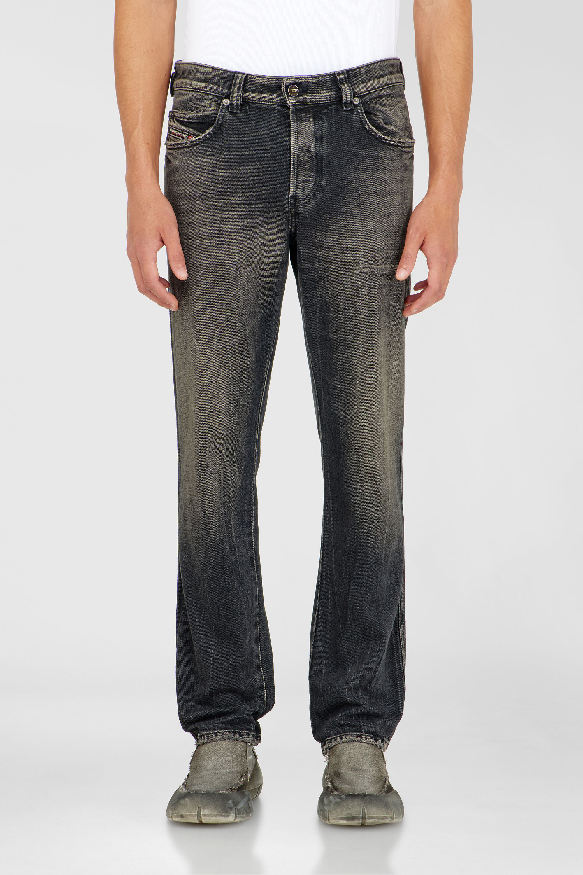 Diesel - Man's Slim Jeans 1993 D-Vyl 09P46, Black/Dark grey - 4