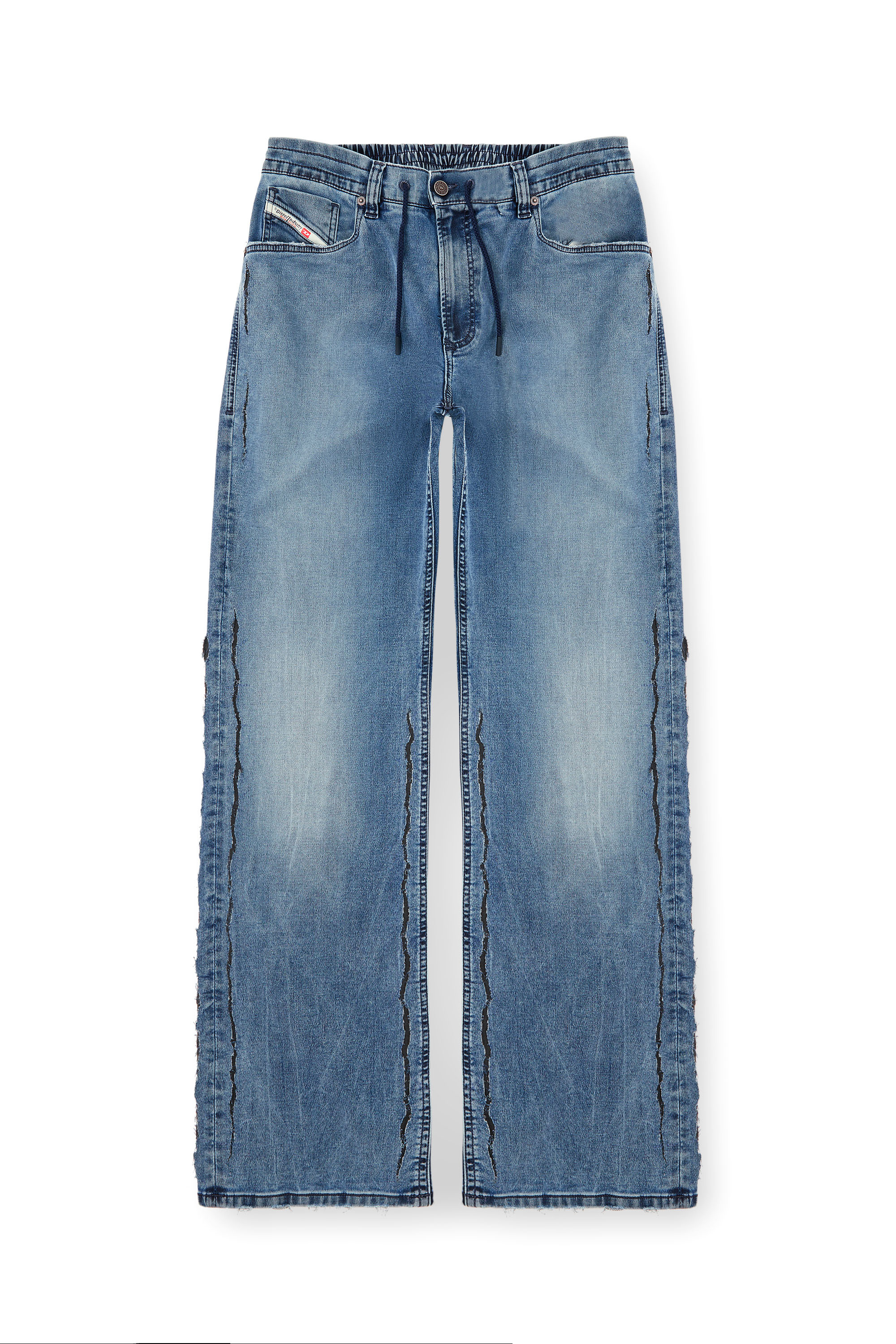 Diesel - Man's Relaxed 2080 D-Reel Joggjeans® 09K64, Medium blue - 3