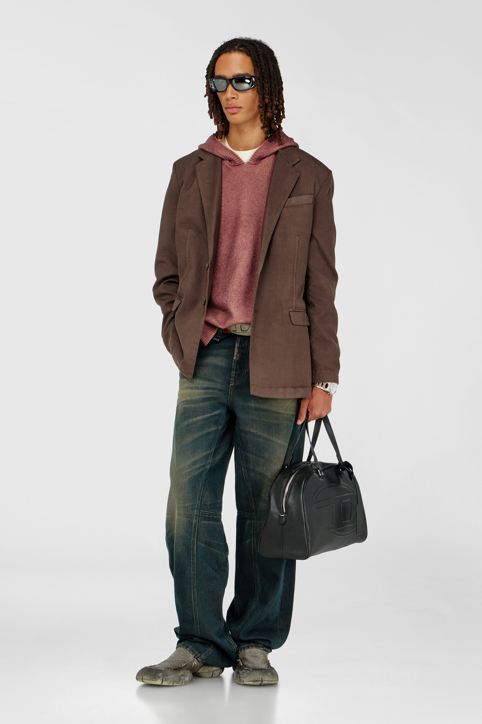 Blazer in stretch wool