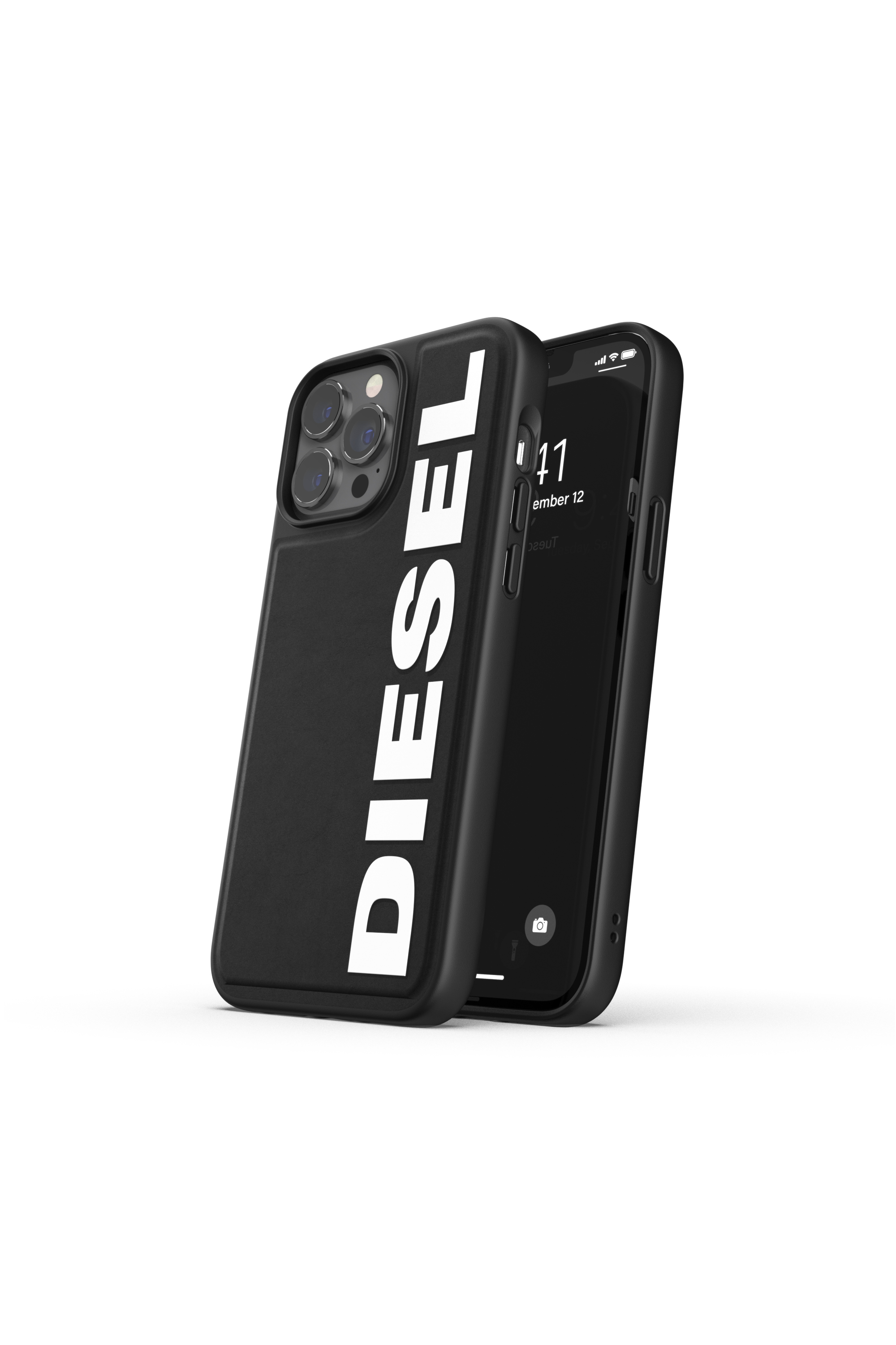 Diesel - 47155 STANDARD CASE, Unisex's Moulded case core for iPhone 13 Pro Max in Black - 3