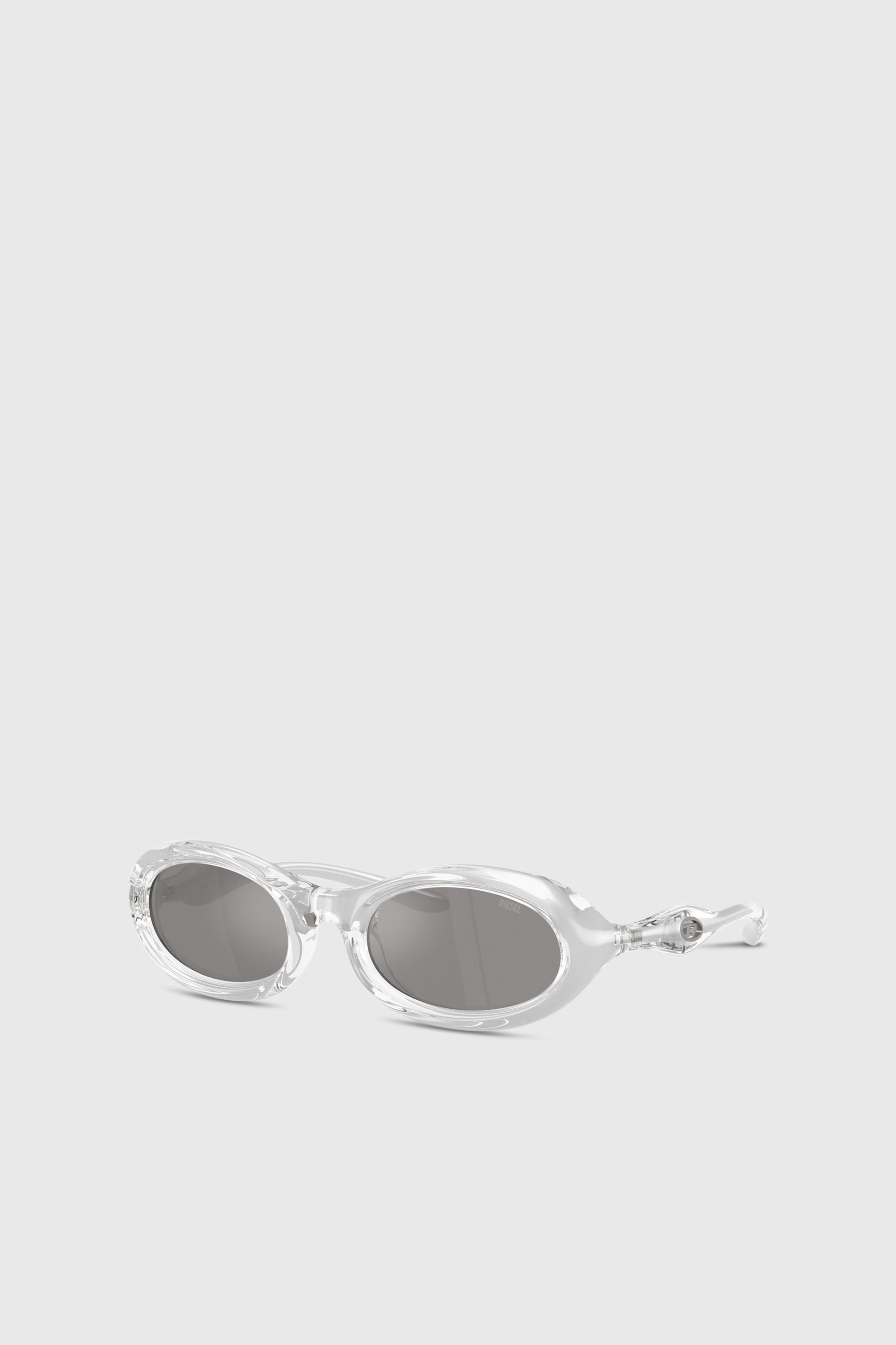 Diesel - 0DL3011U, Unisex's Oval sunglasses in Grey - 4