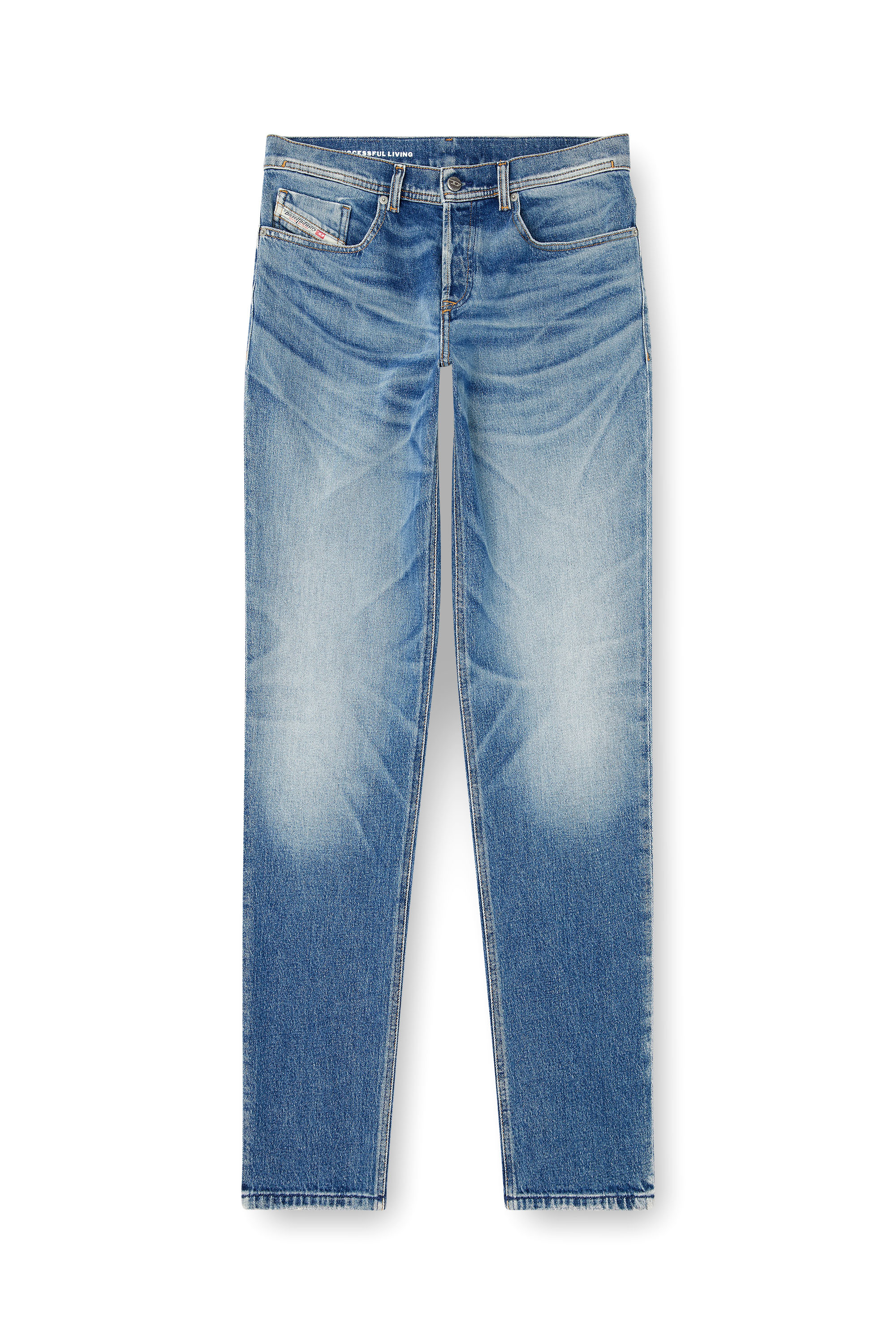 Regular Jeans 2023 D-Finitive 09M12, Medium blue Diesel - Man's Regular Jeans 2023 D-Finitive 09M12, Medium blue - 2