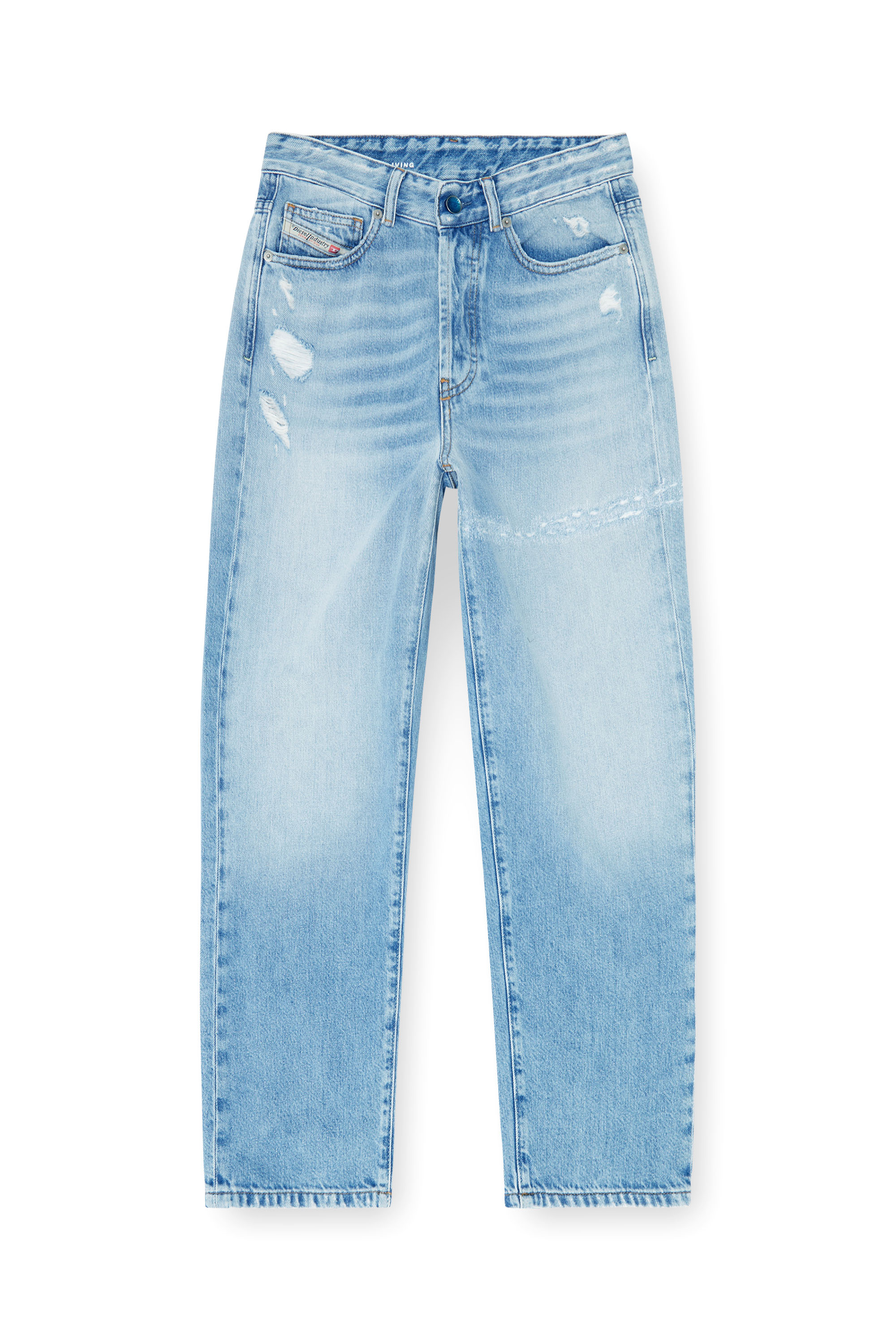 Diesel - Woman's Regular Jeans 1981 D-Went 09P49, Light Blue - 3