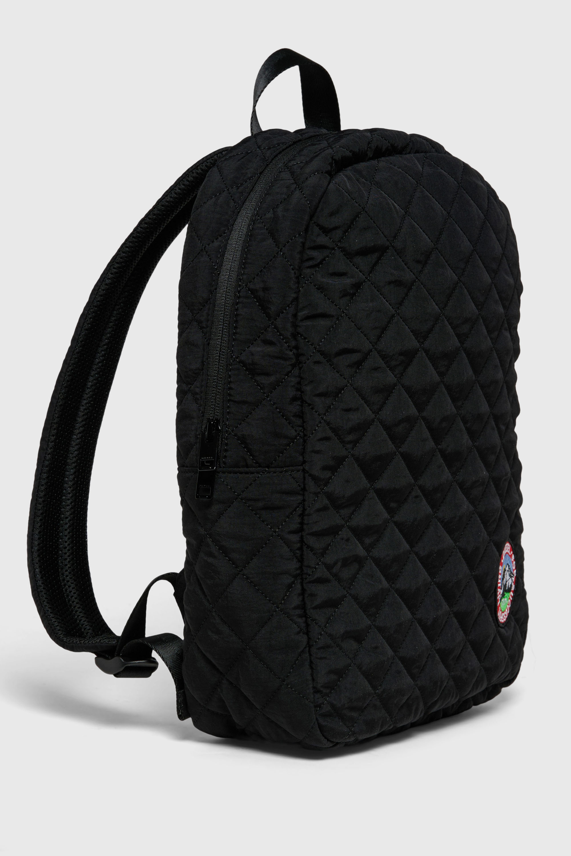 Diesel - WMENT, Unisex's WMENT - Backpack in quilted nylon in Black - 3
