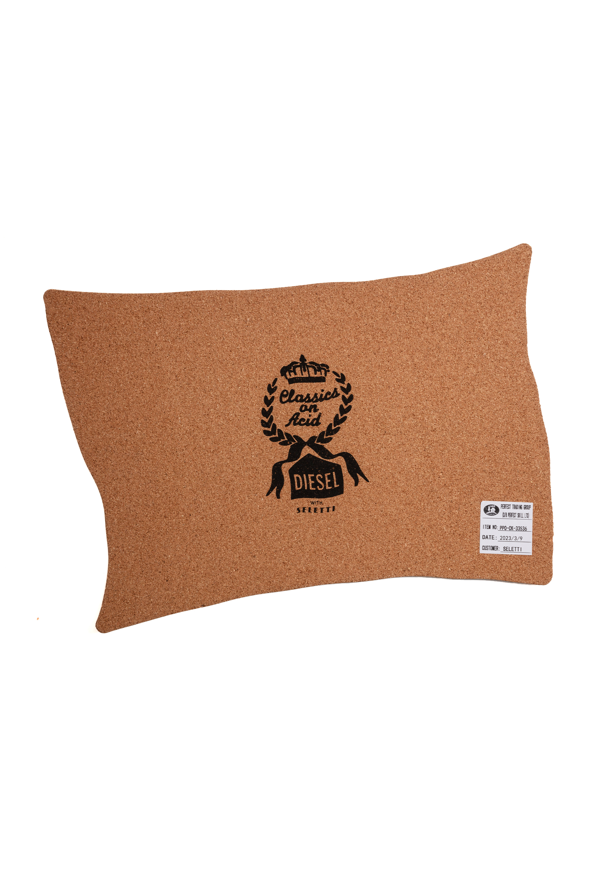 Diesel - 11263 TABLE MAT "DIESEL LIVING" - ACID F, Unisex's Cork table mat in White - 2