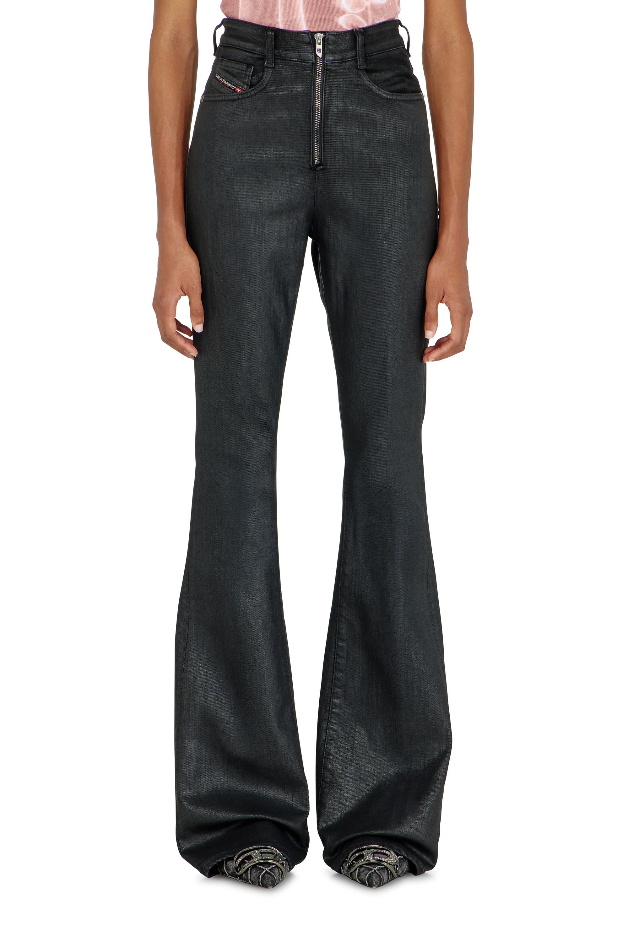Diesel - Woman's Bootcut Jeans 1973 D-Partt 09P78, Black/Dark grey - 1
