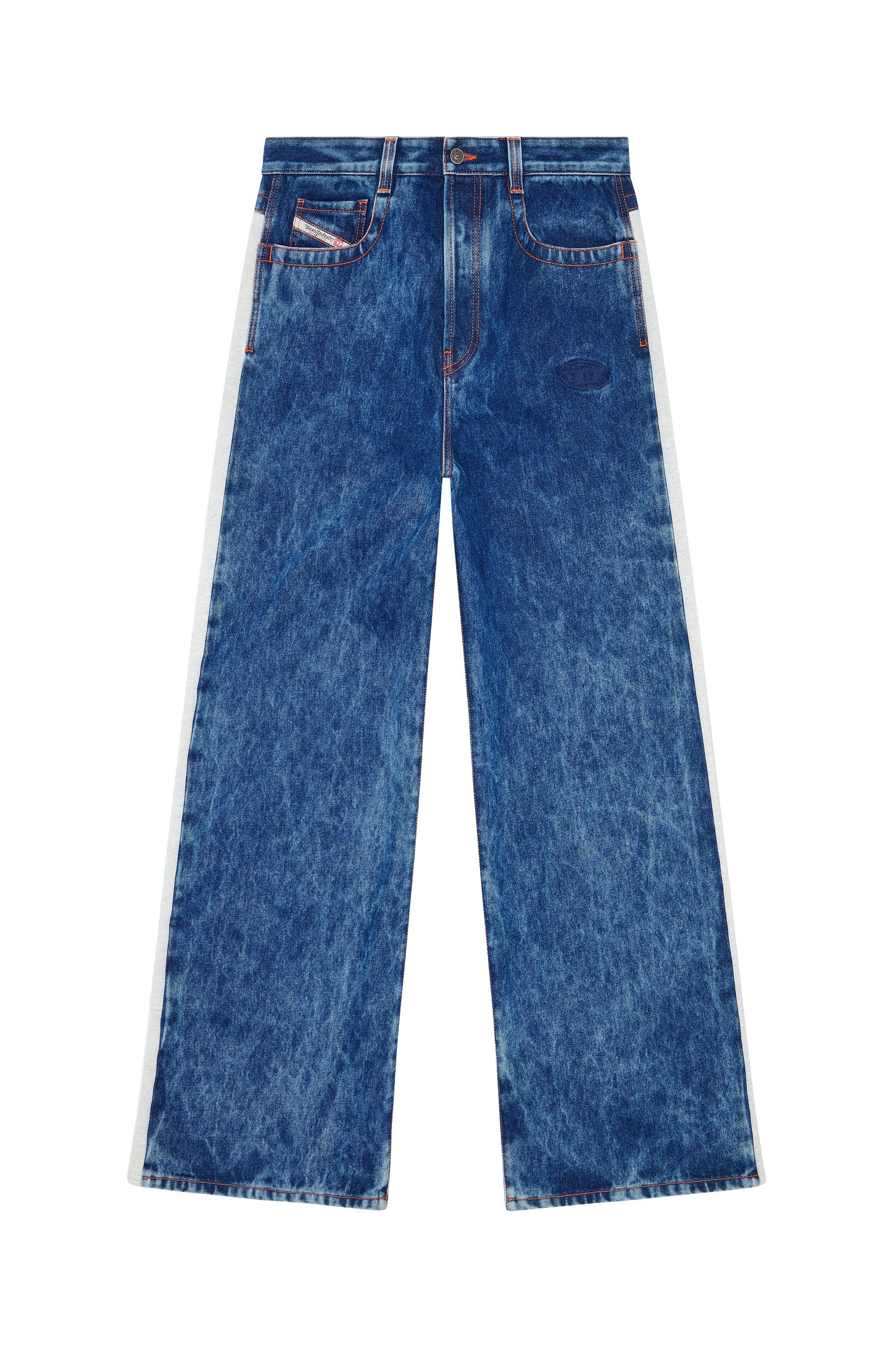 Diesel - D-Riser 0EMAD Straight Jeans, Dark Blue - Image 5
