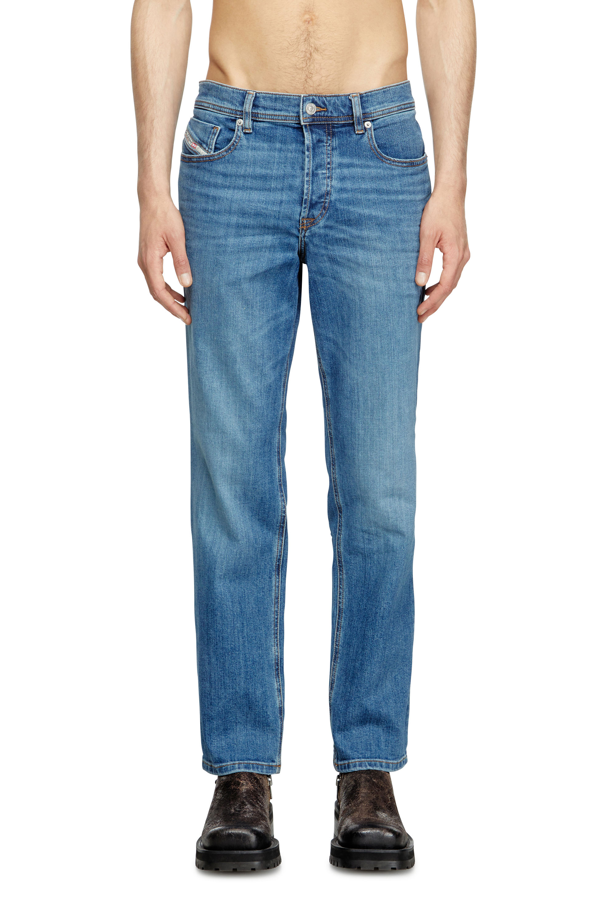 Diesel - Man's Regular Jeans 2023 D-Finitive 0KIAL, Light Blue - 1