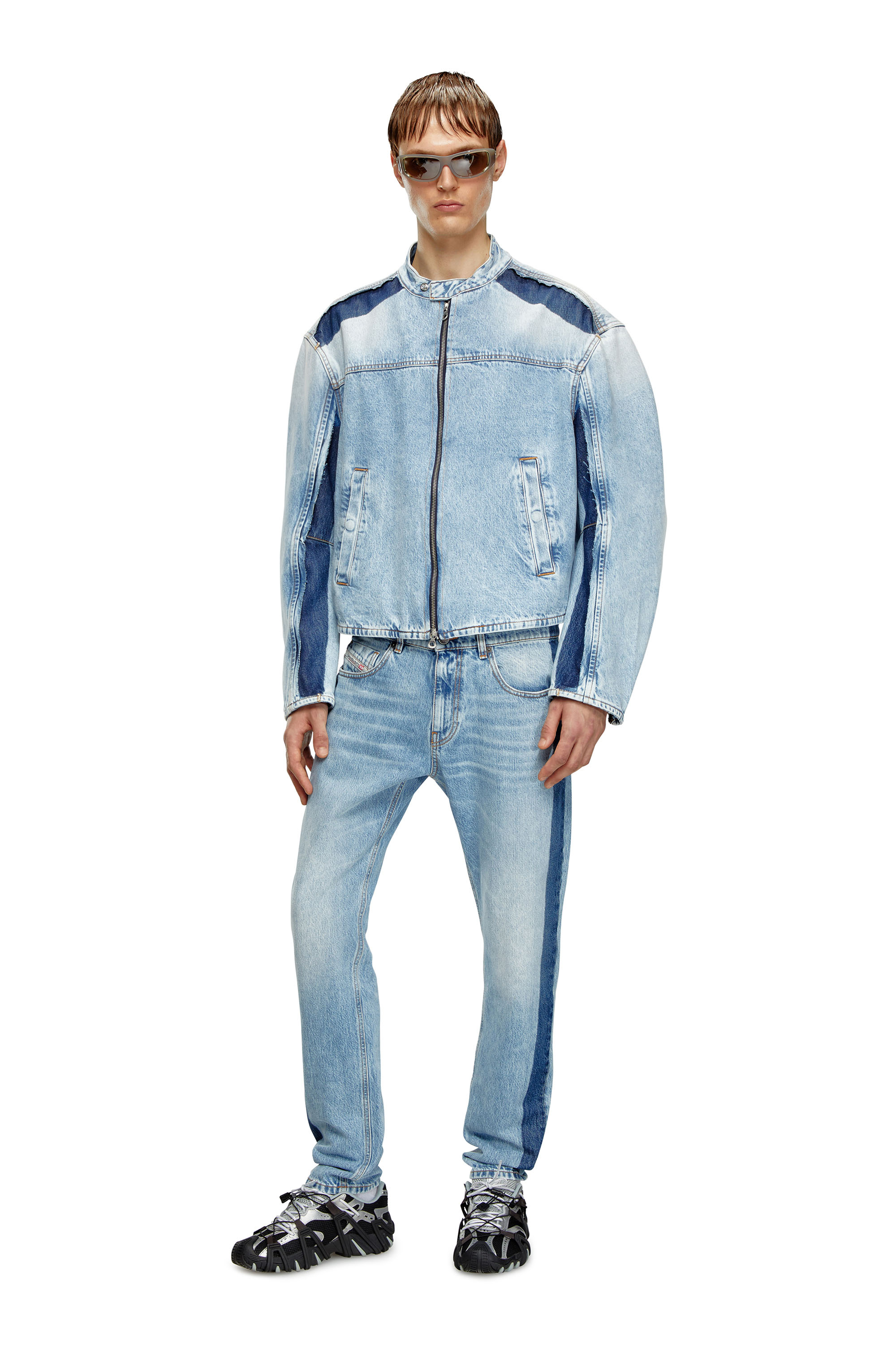 Diesel - Slim Jeans 2019 D-Strukt 0GHAC, Light Blue - Image 2