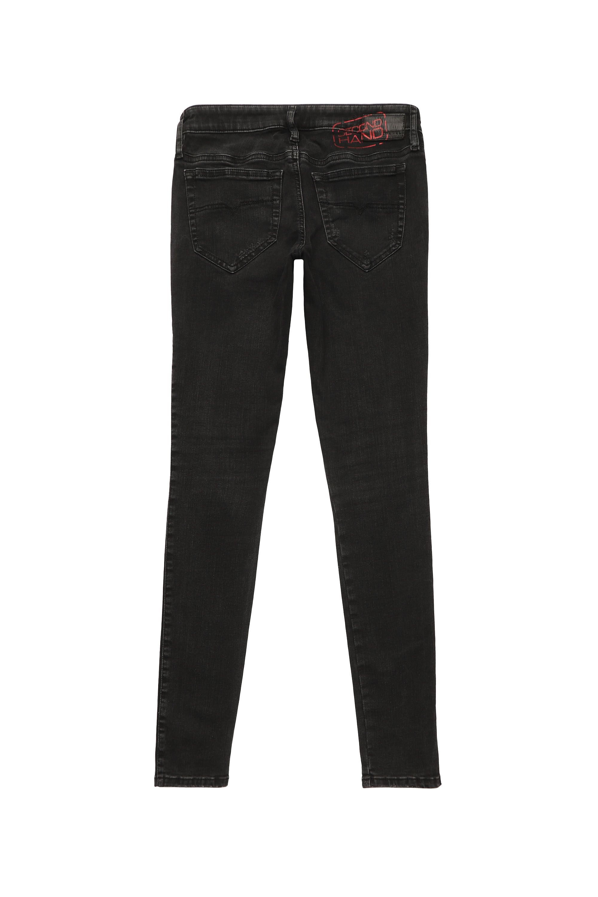SKINZEE-LOW, Black/Dark grey Diesel - SKINZEE-LOW, Woman's Diesel Woman - Jeans Black/Dark grey in Black/Dark grey - 2