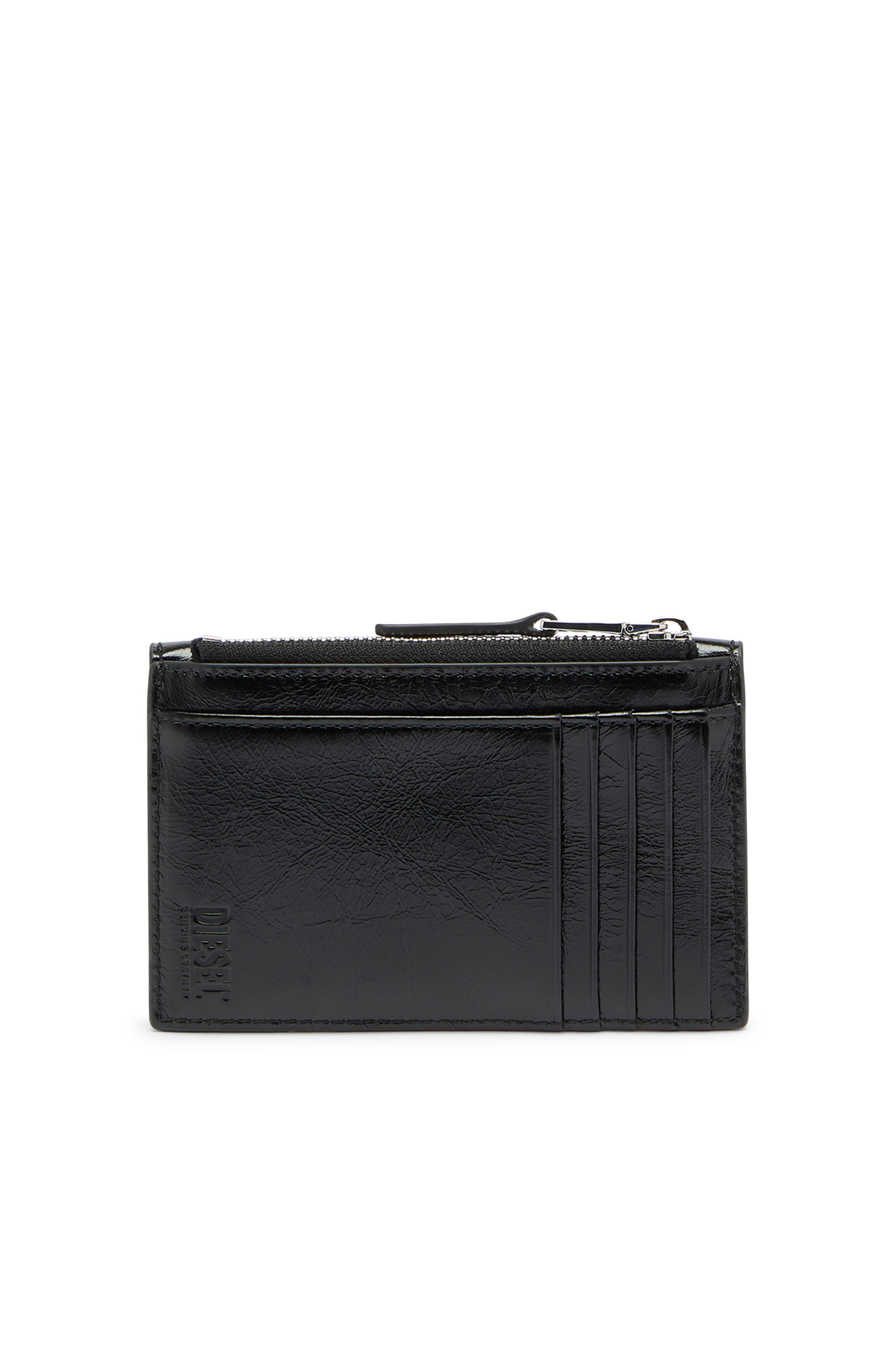 Diesel - D-ENVELOP CARD HOLDER, Woman's Envelope-style card holder in shiny wrinkled leather in null - 2