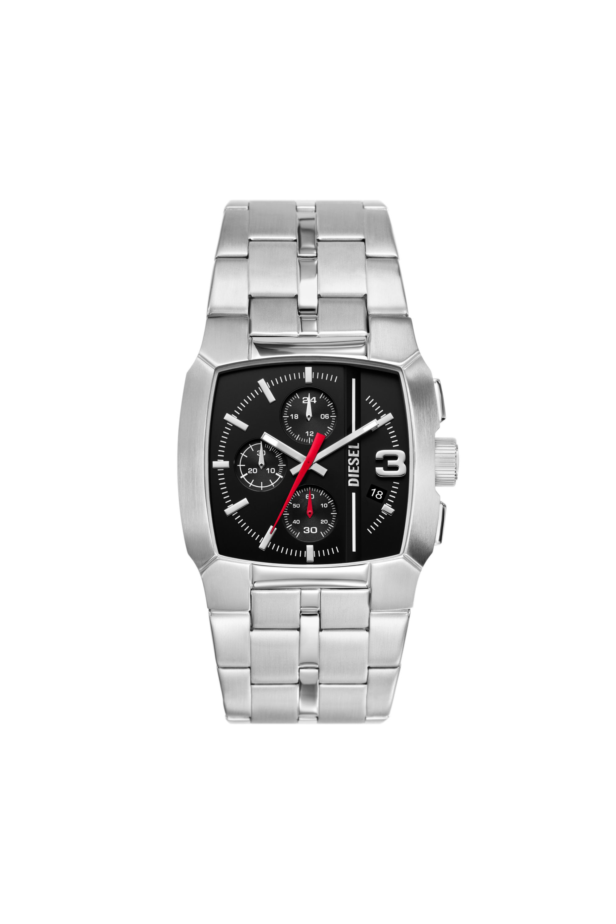 Diesel - DZ4661, Man Cliffhanger stainless steel watch in Silver - Image 1