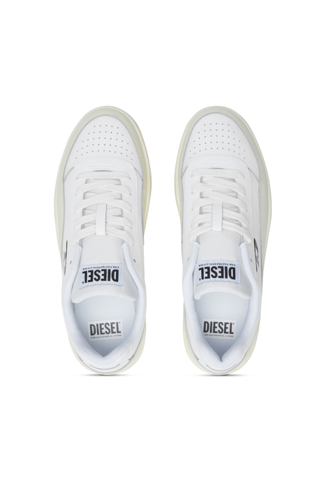 Diesel - S-TRACKER-D LOW, Man's S-Tracker-D-Low top sneaker in White/Beige - 5